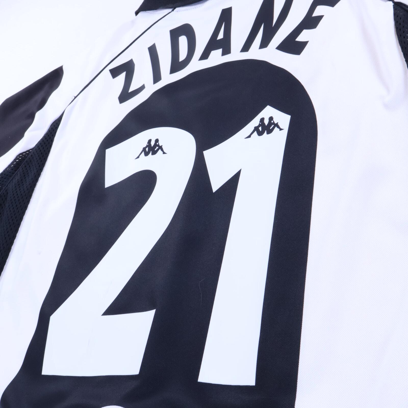 Juventus Zidane #21 1997/98 Home Shirt - XL