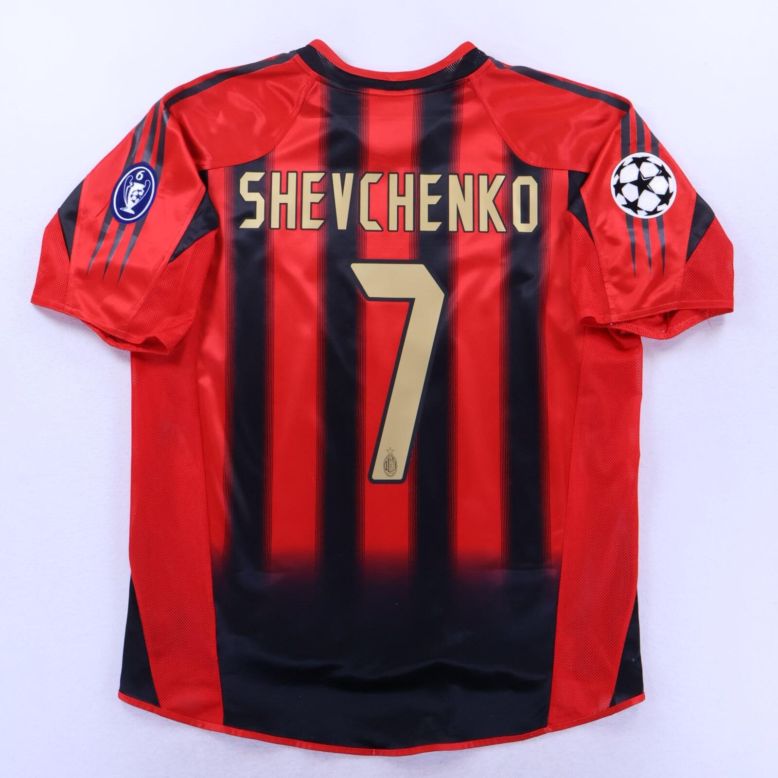 Ac Milan Shevchenko #7 2004/05 Home Shirt - L
