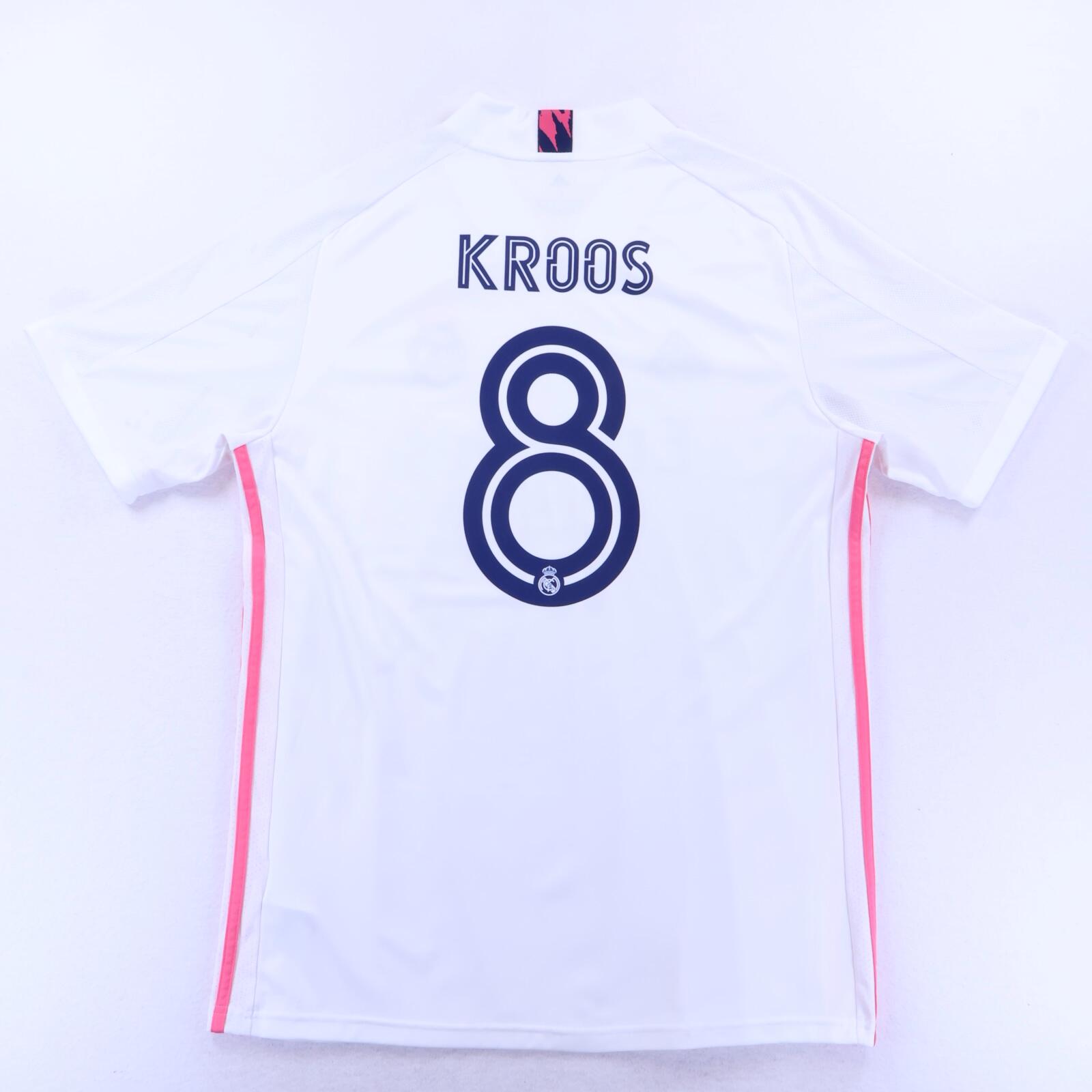 Real Madrid Kroos #8 2020/21 Home Shirt - Player Issue - L