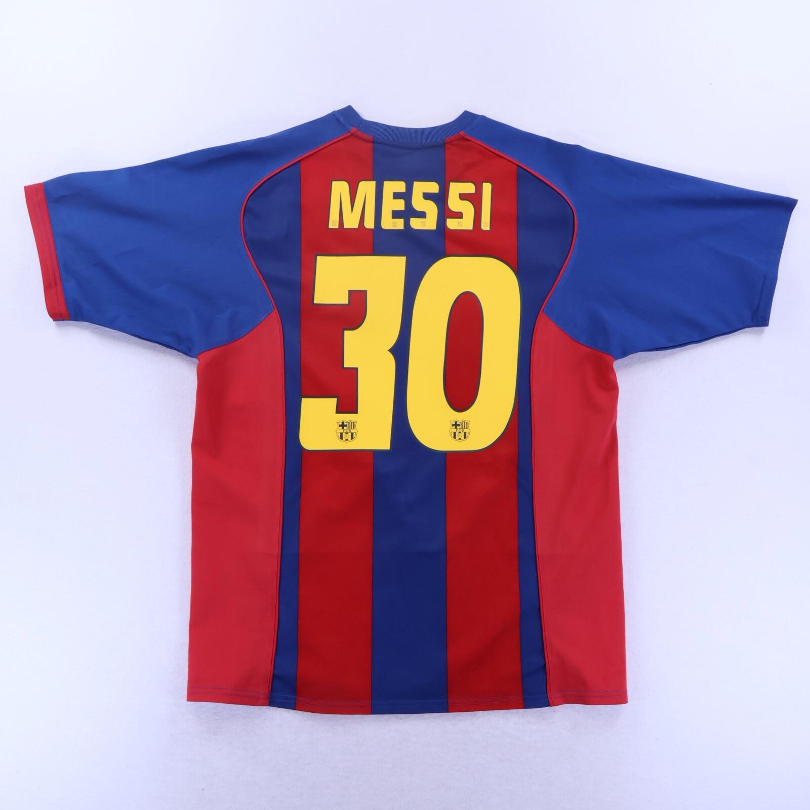 Barcelona Messi #30 2004/05 Home Shirt - Nike Basic - M
