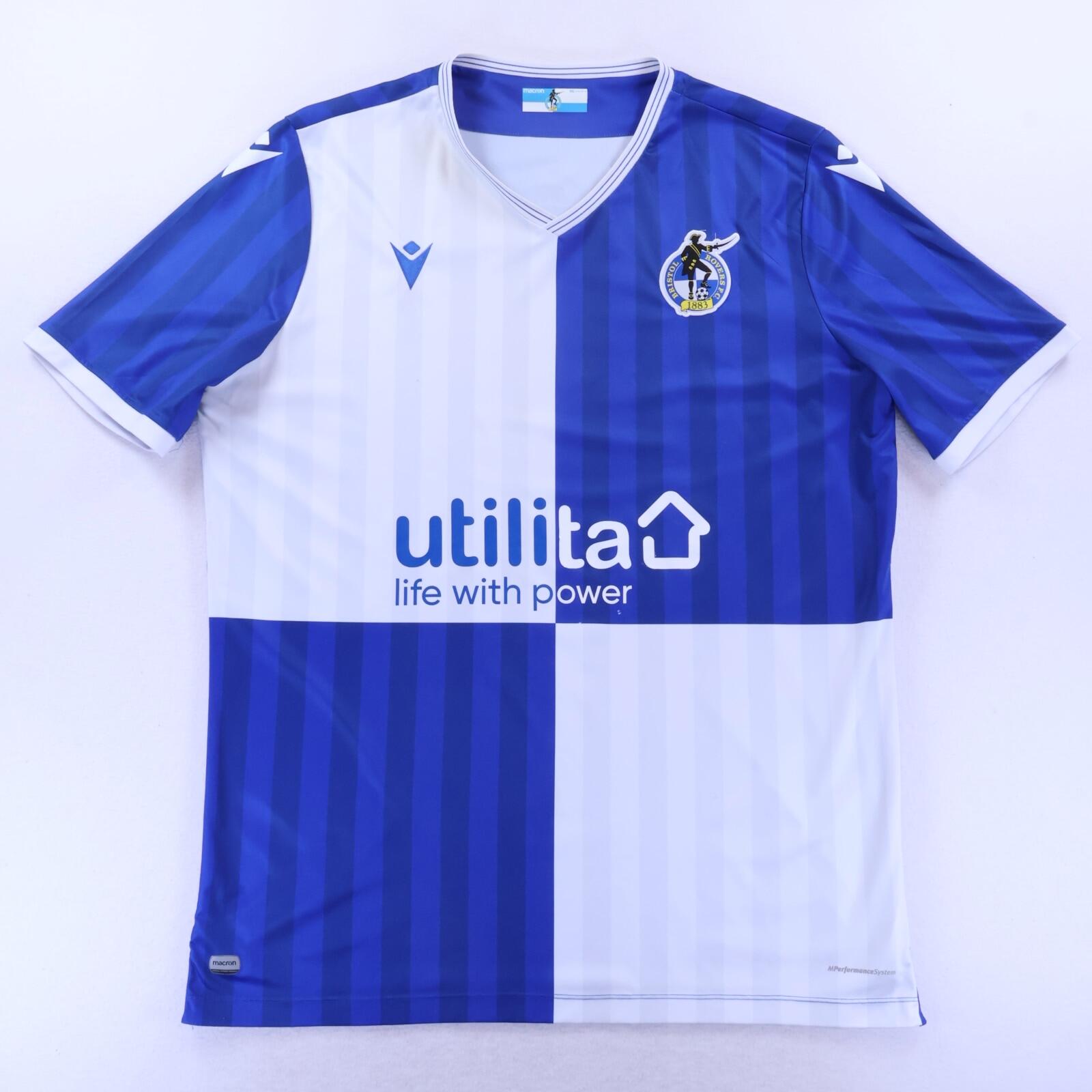 Bristol Rovers 2019/20 Home Shirt - 4XL
