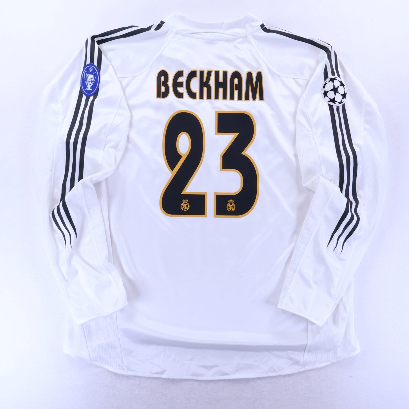 Real Madrid Beckham #23 2002/03 Home Shirt - XL