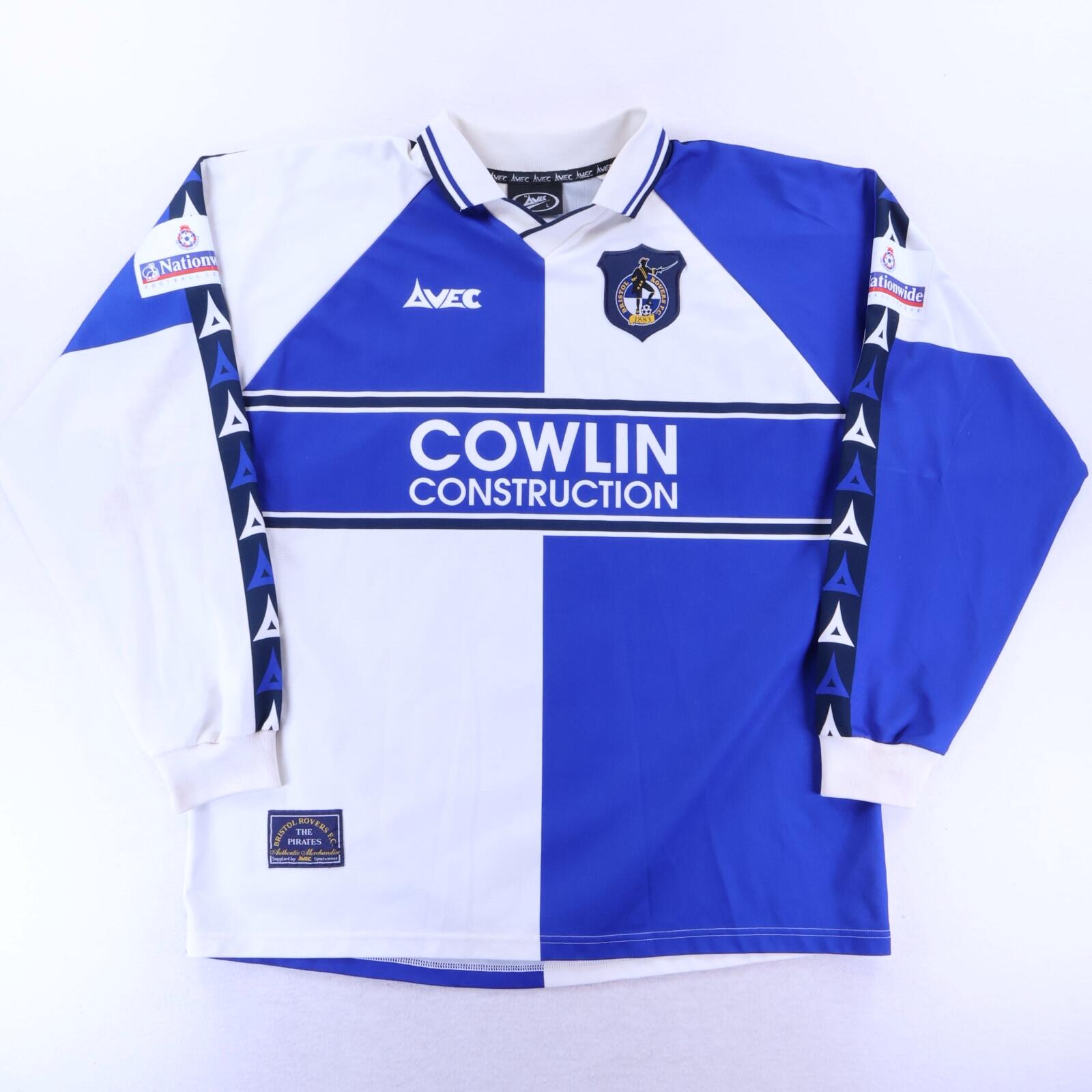 Bristol Rovers Bignot #20 1999/00 Home Shirt Match Worn - Long Sleeve - L