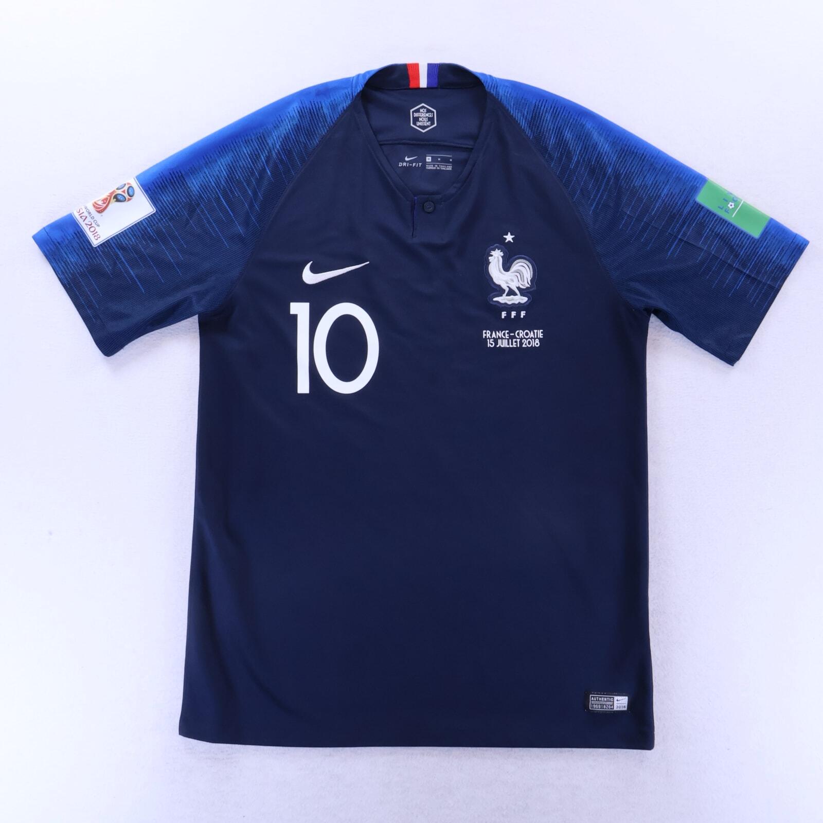 France Mbappé #10 2018/19 Home Shirt - M