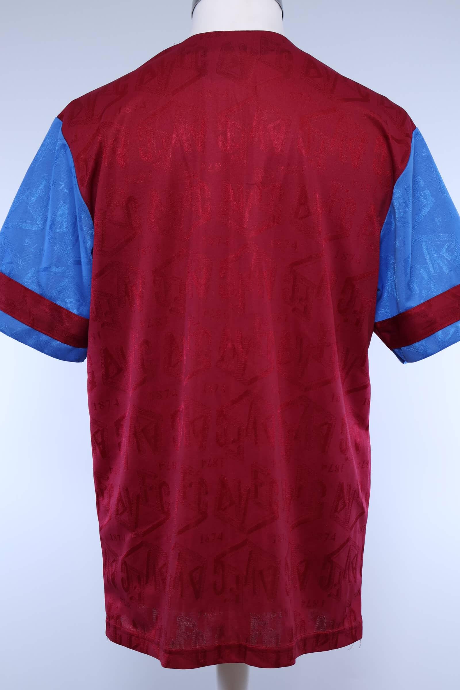 1992/93 - ASTON VILLA - HOME SHIRT - L