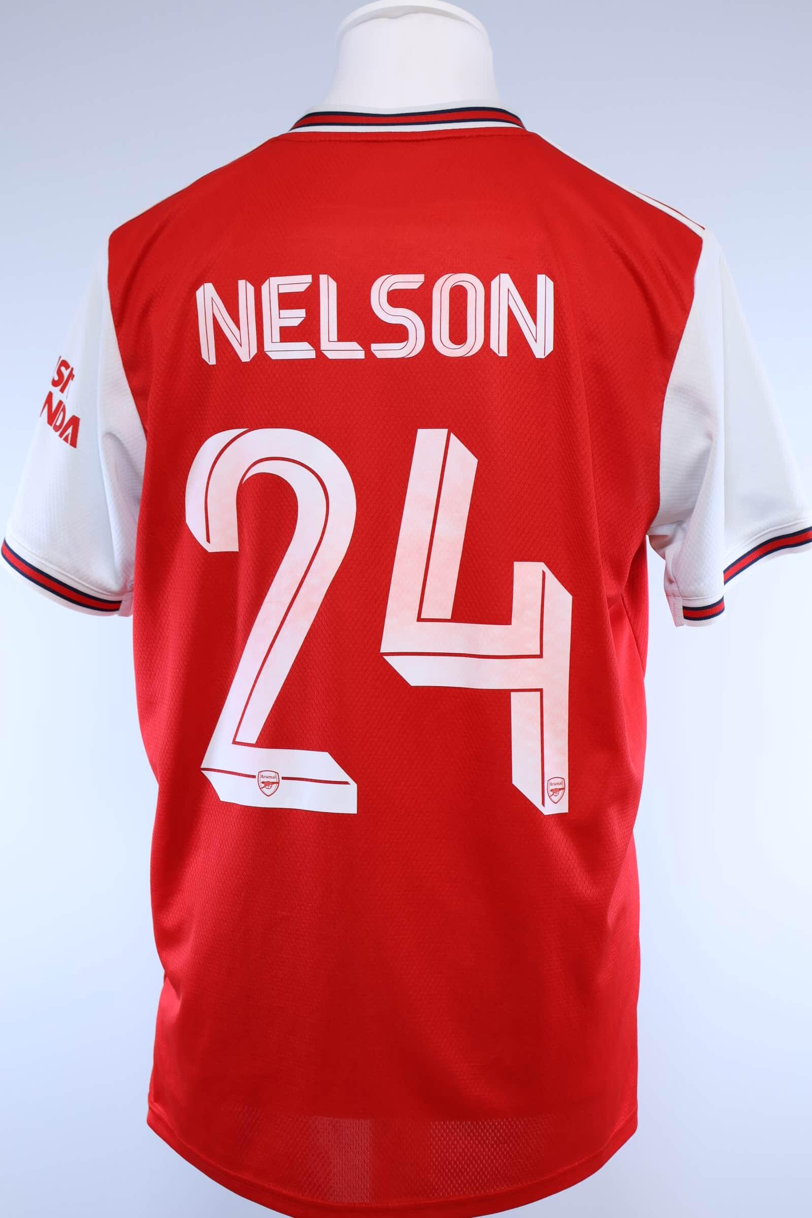 2019/20 - ARSENAL - NELSON - #24 - HOME SHIRT - L