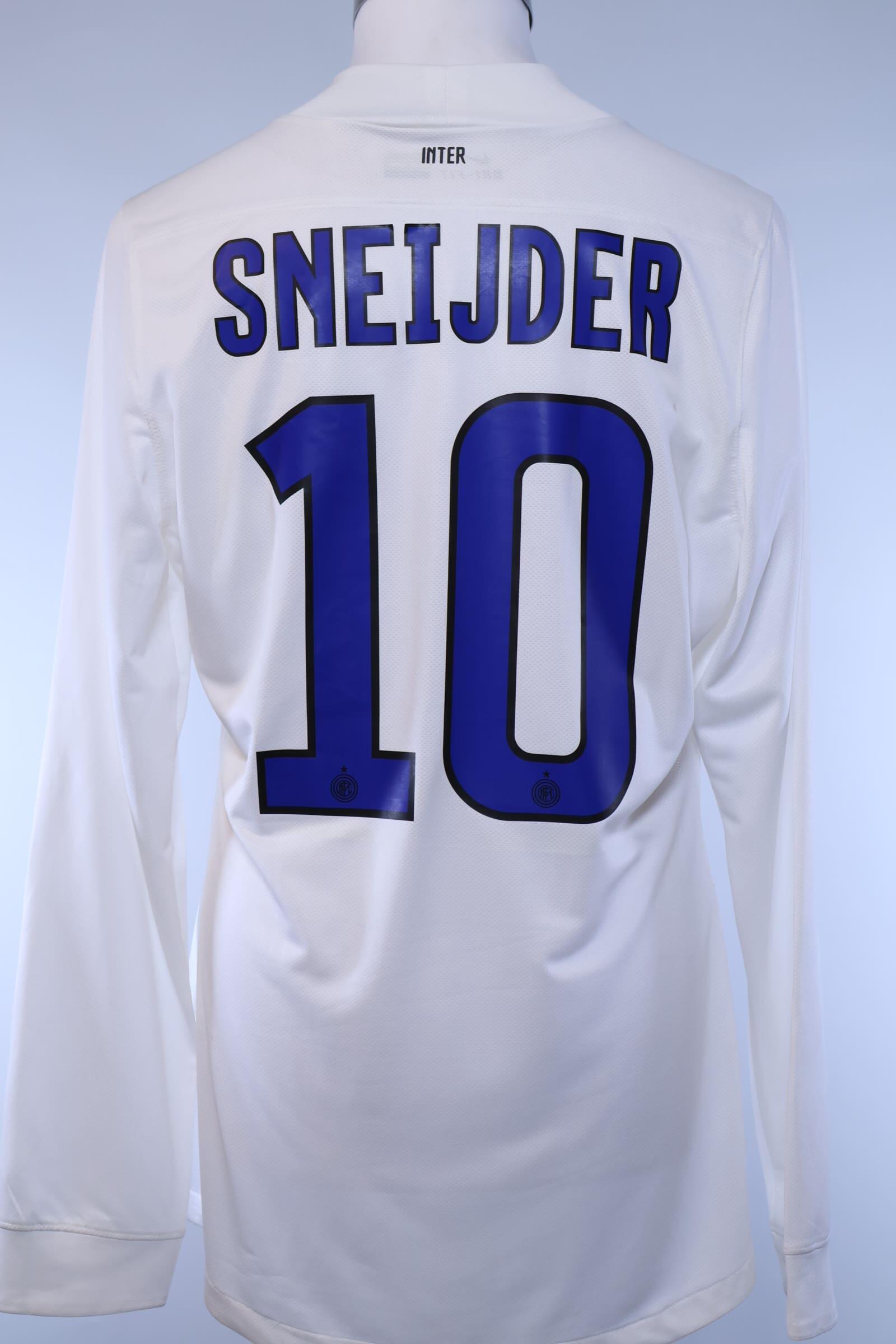 2011/12 - INTER MILAN - SNEIJDER - #10 - AWAY SHIRT - PLAYER ISSUE - L