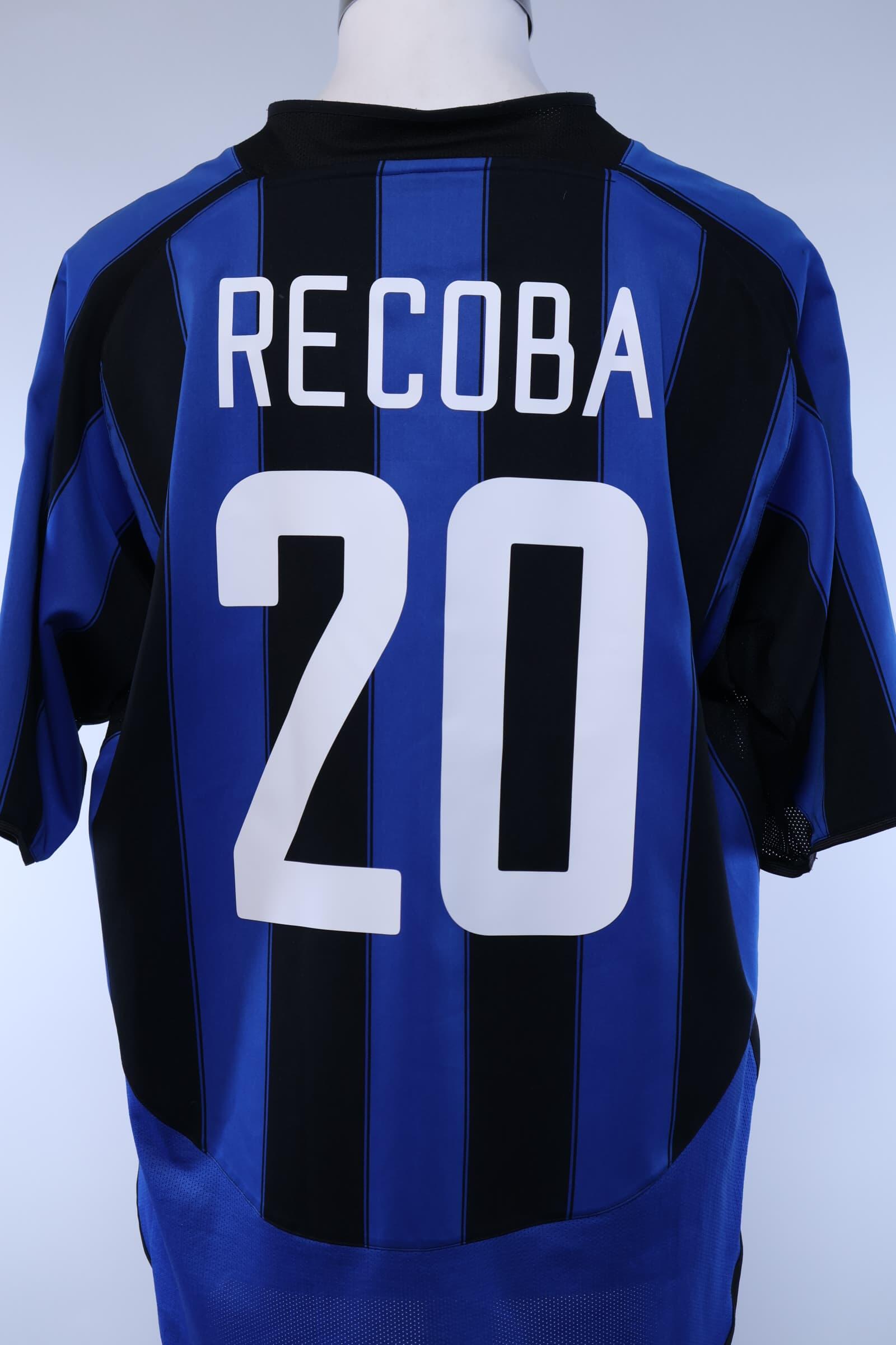 インテル 03/04 #20 レコバ ユニフォーム 2003/04 - INTER MILAN - RECOBA - #20 - HOME SHIRT - XL