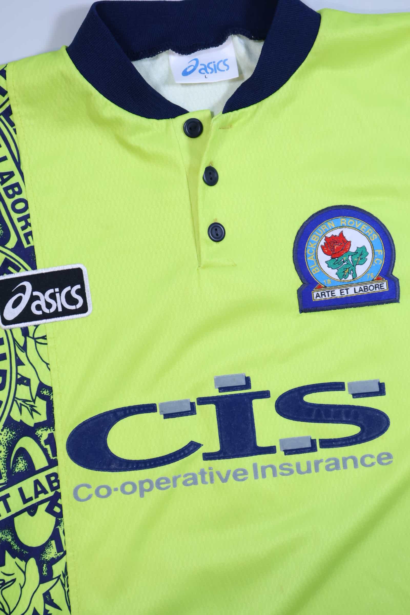1996/97 - BLACKBURN ROVERS - AWAY SHIRT - L