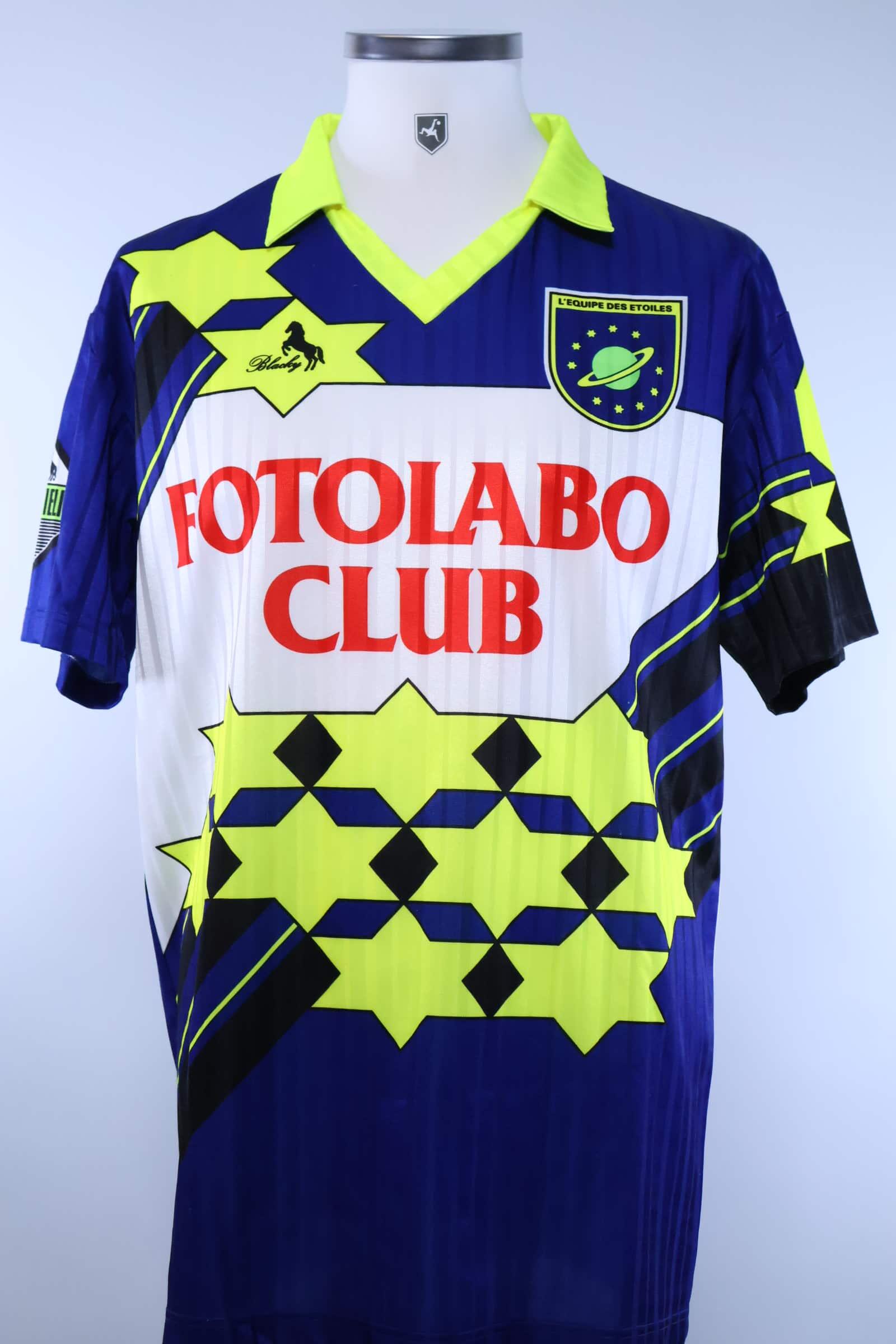 L'Equipe Des Etoiles 1990/92 #15 Home Shirt - LAuthentic Original Football Shirt