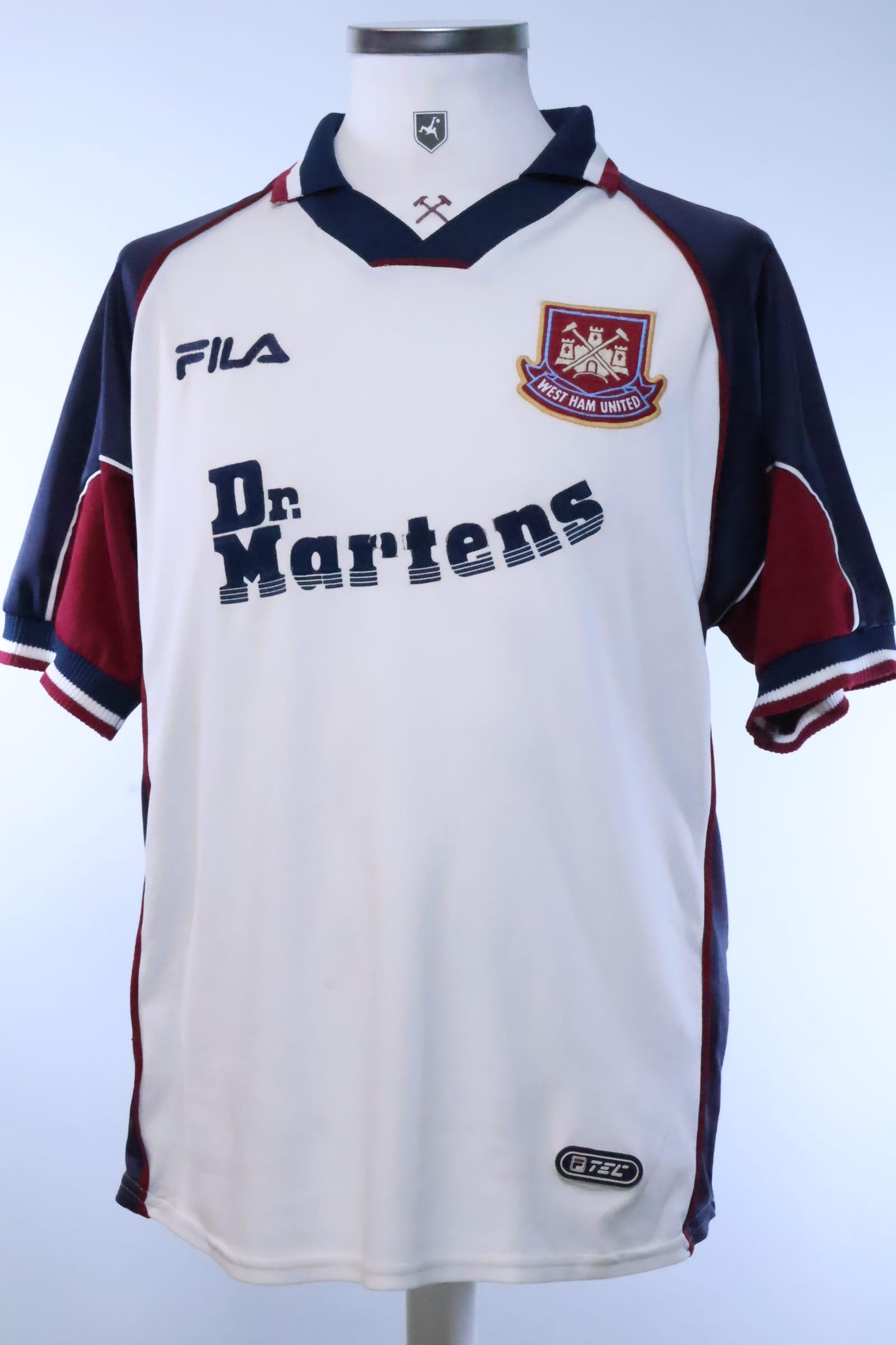 FILA West Ham United シャツ 1999/01 - WEST HAM UNITED - AWAY SHIRT - L