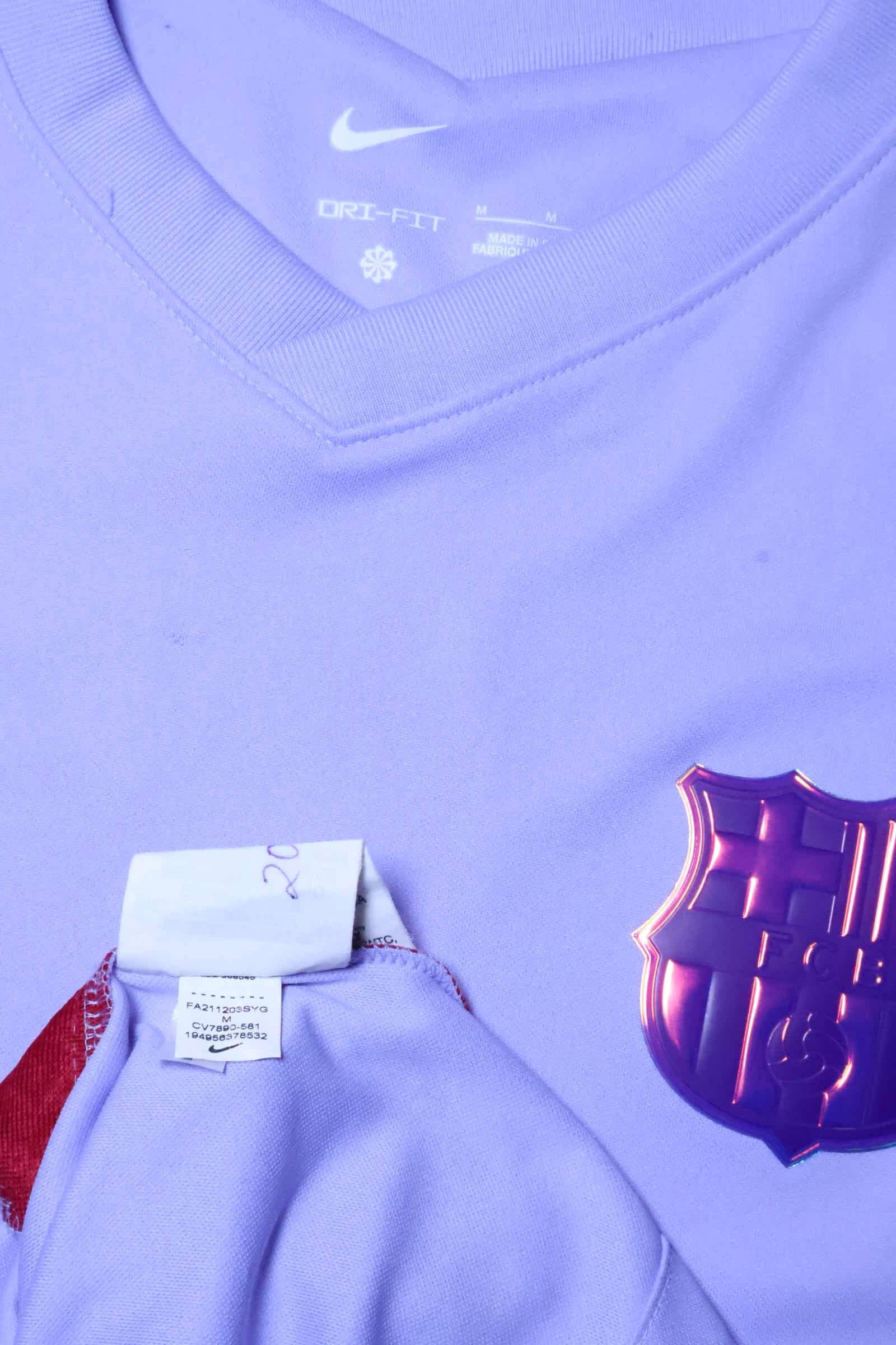 Fc Barcelona 2021/22 Pedri #16 Away Shirt - M