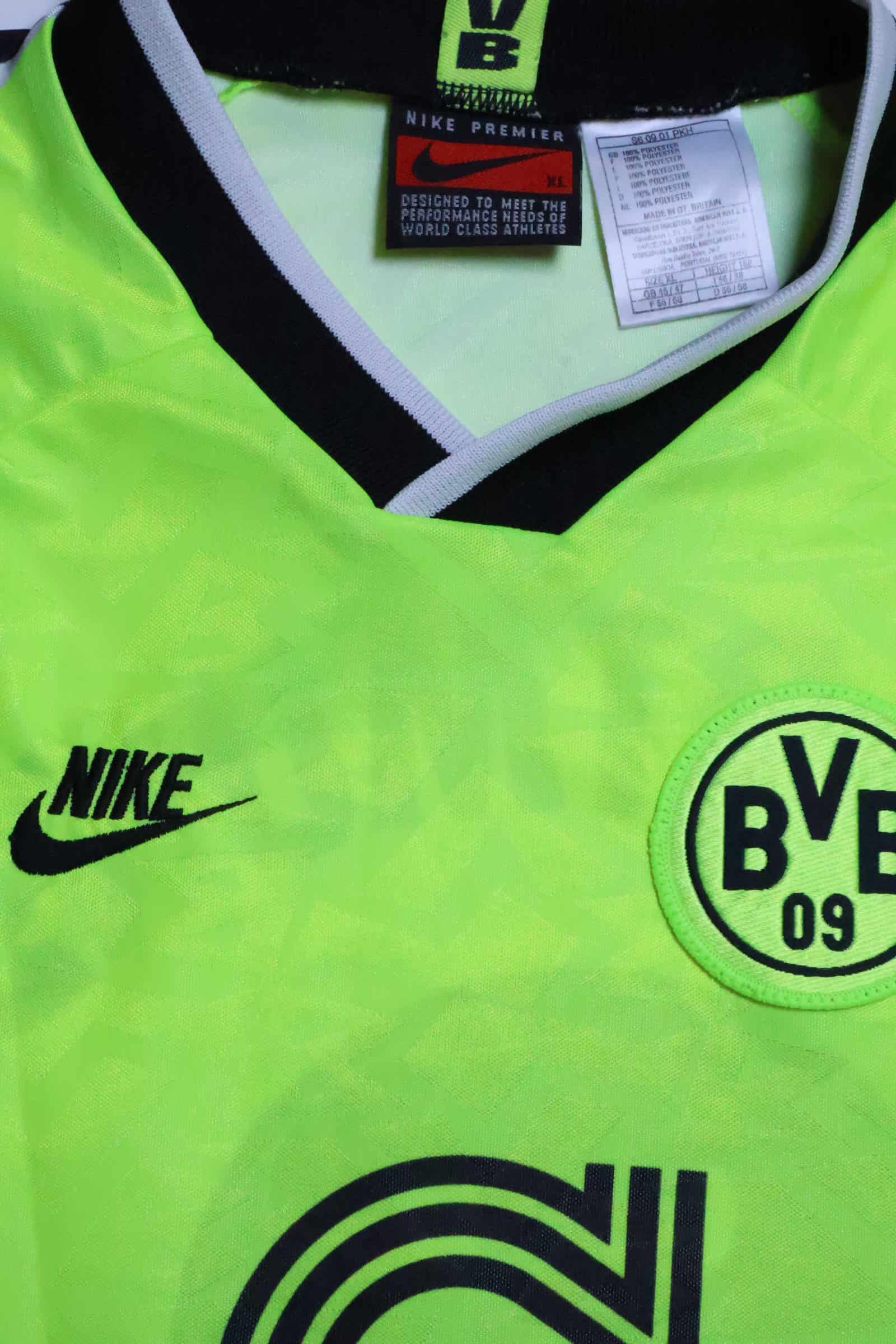 Borussia Dortmund 1995/96 Home Shirt - XL