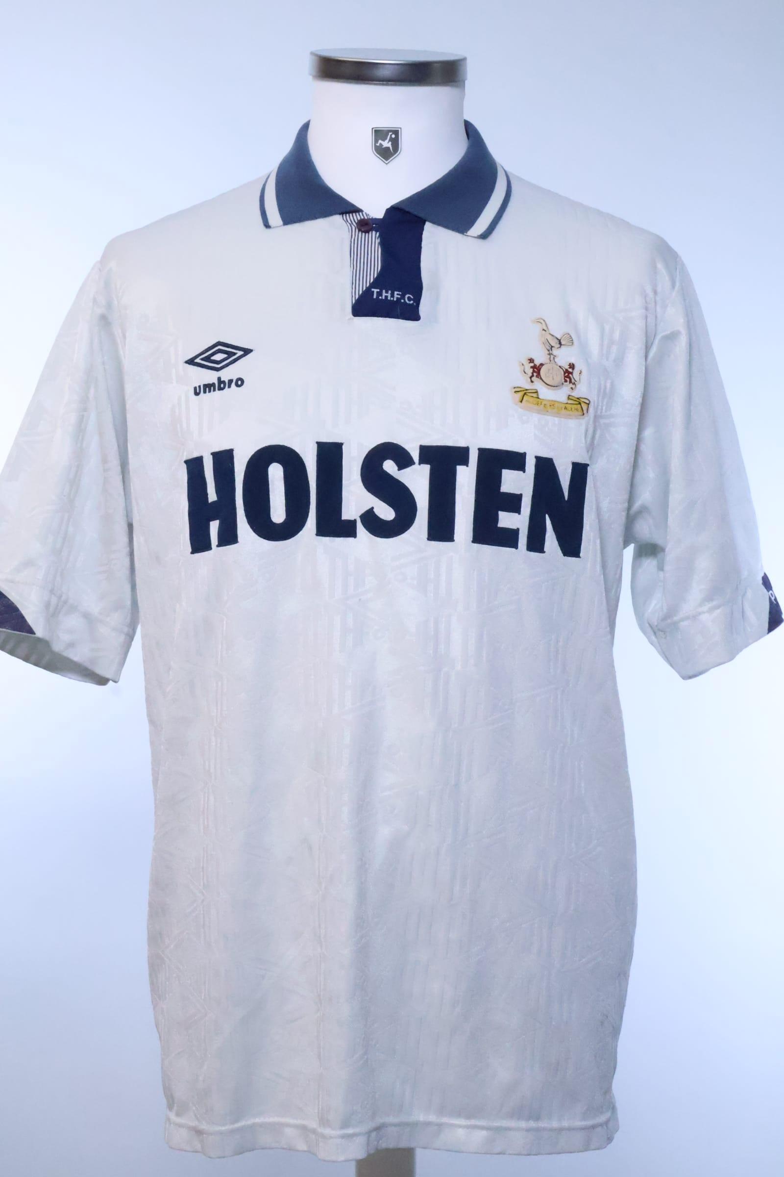 Tottenham 1991 Tottenham Umbro Shirt White Score Draw Tottenham