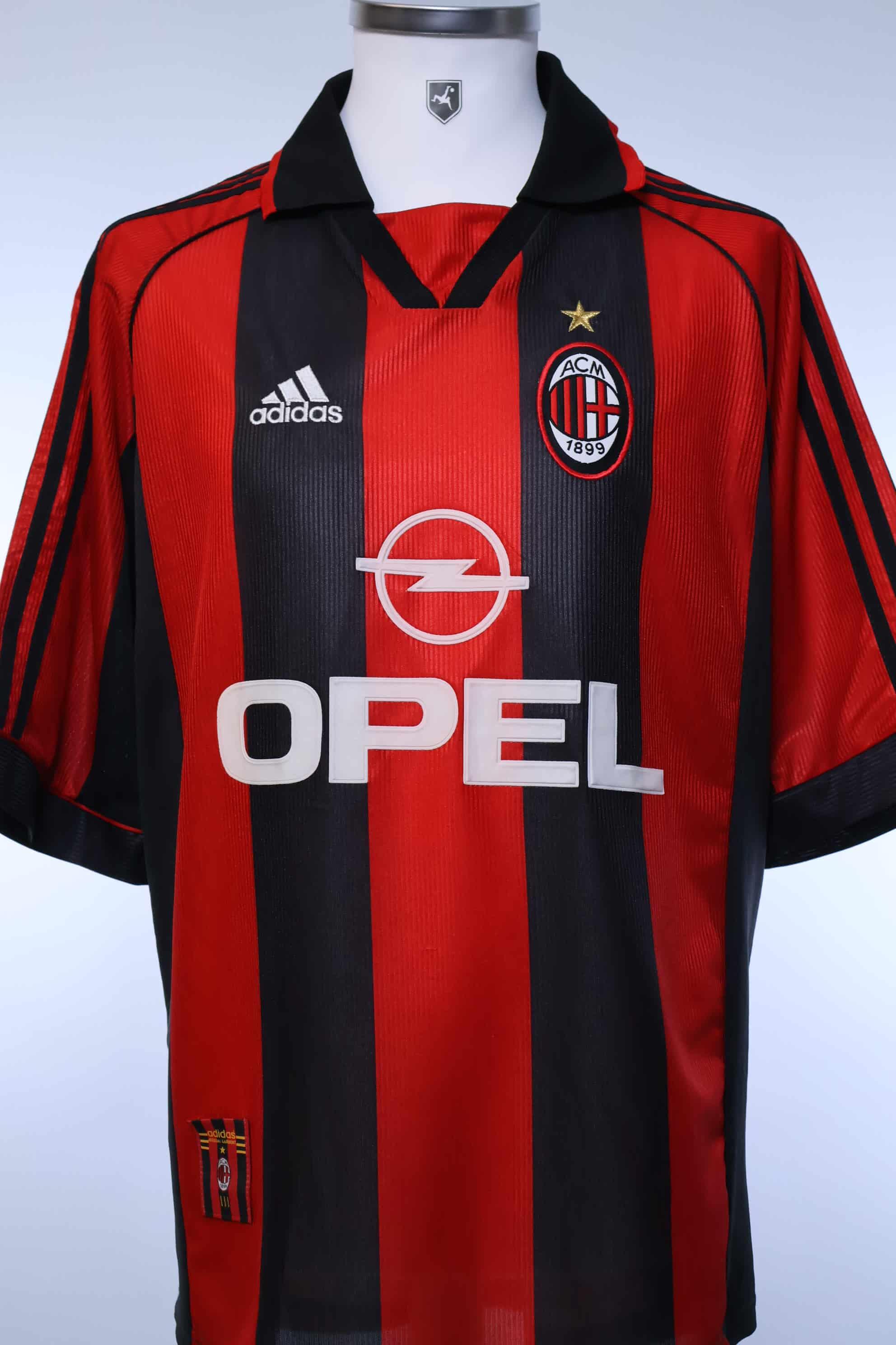 AC Milan Rui Costa 10 シャツ AC Milan 2004–05 Adidas Home Shirt | Rui Costa #10