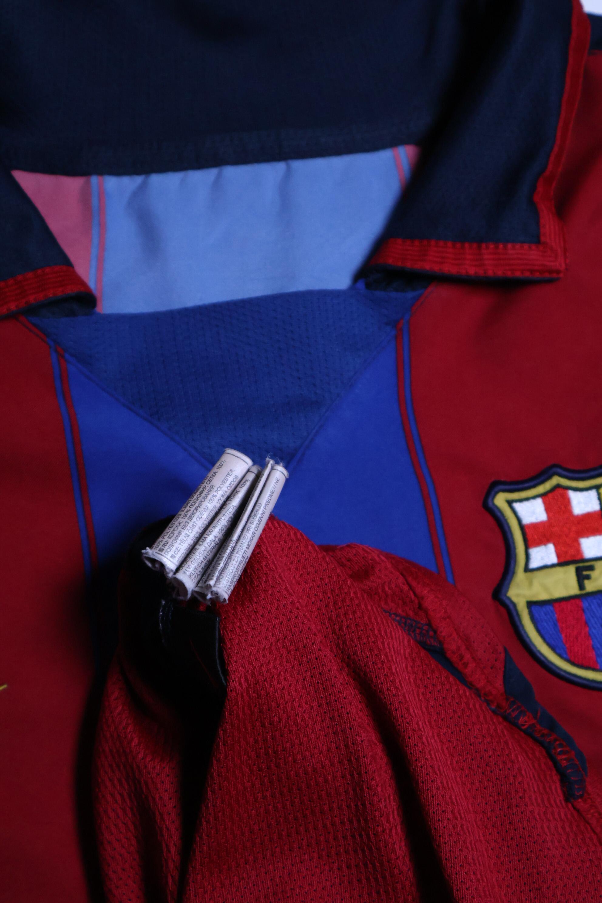Fc Barcelona Ronaldinho #10 2003/04 Home Shirt - L