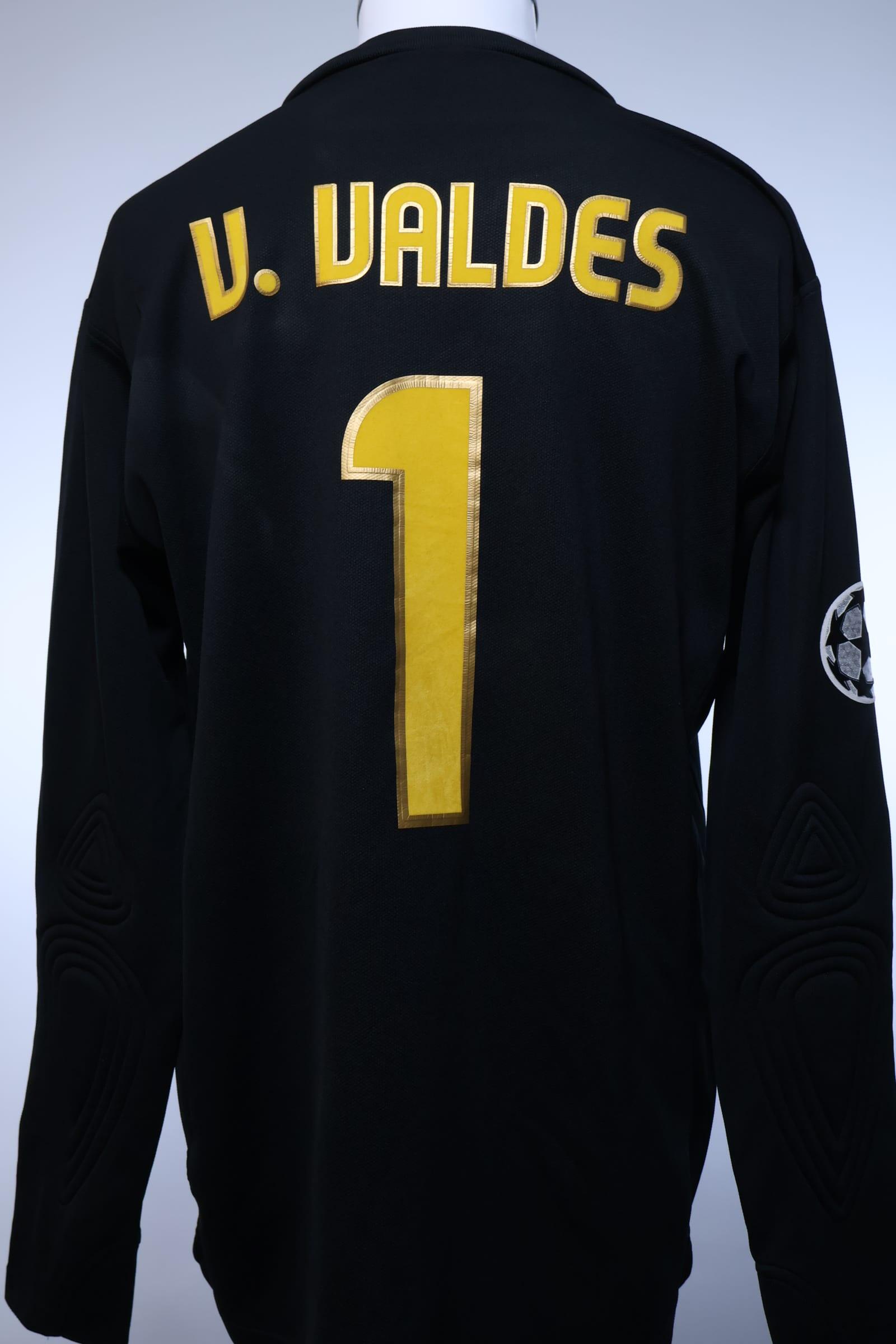 Fc Barcelona V.Valdes #1 2008/09 Goalkeeper Shirt - XL