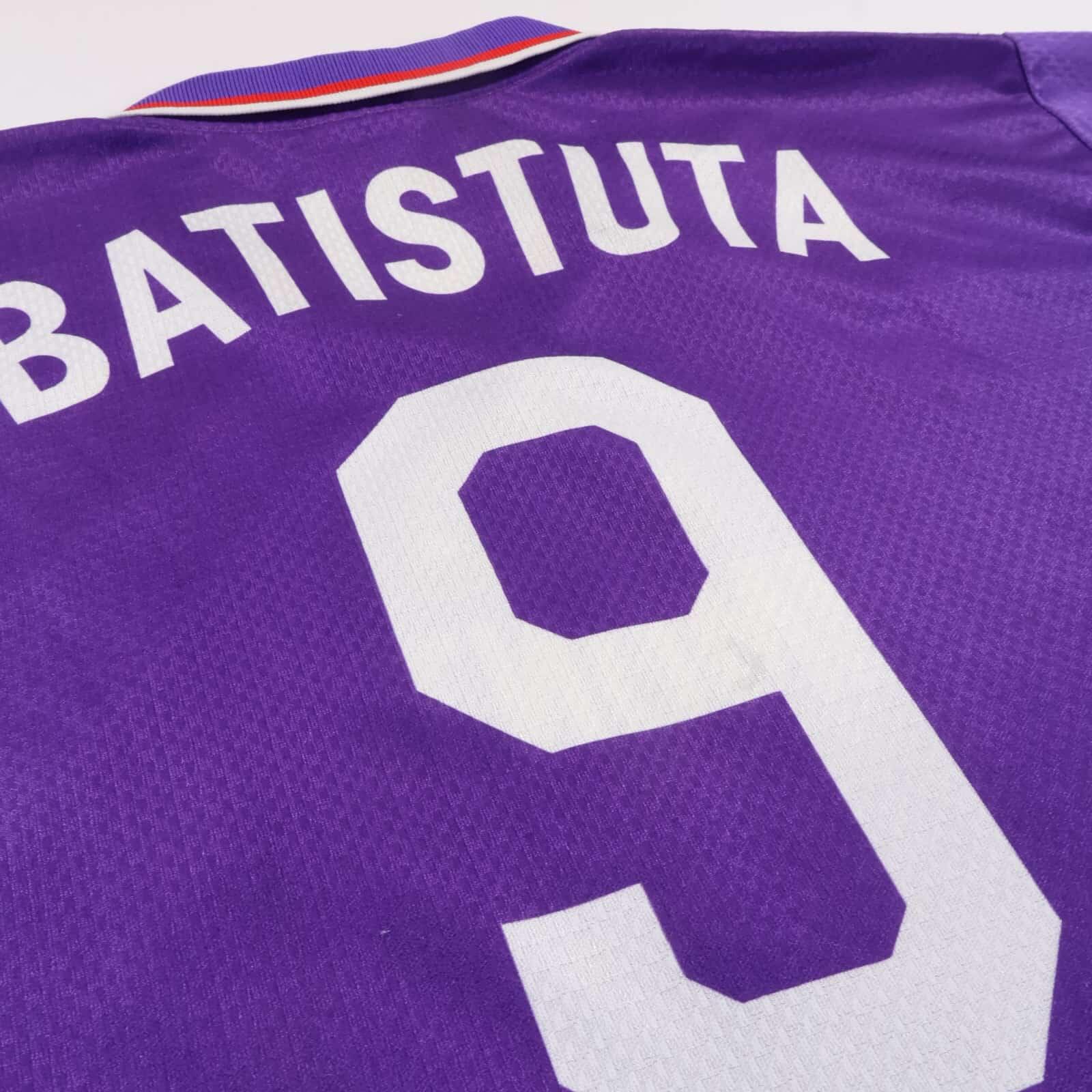 Fiorentina Batistuta #9 1995/96 Home Shirt - M