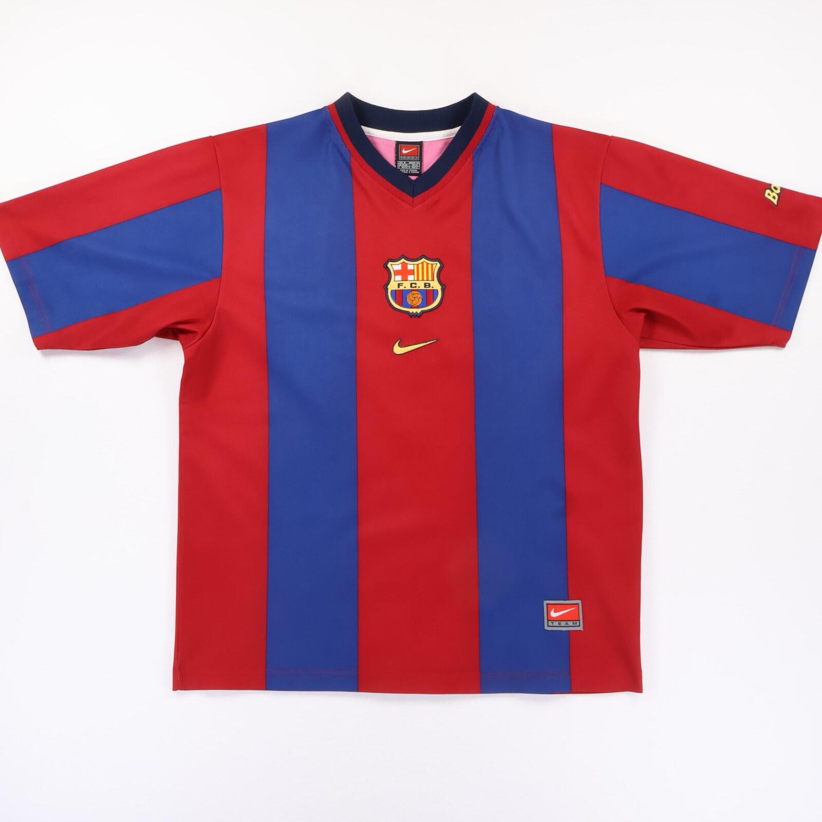 FC Barcelona 2000-2001 ホームユニフォームMサイズ Fc Barcelona 2000/01 Home Shirt - M