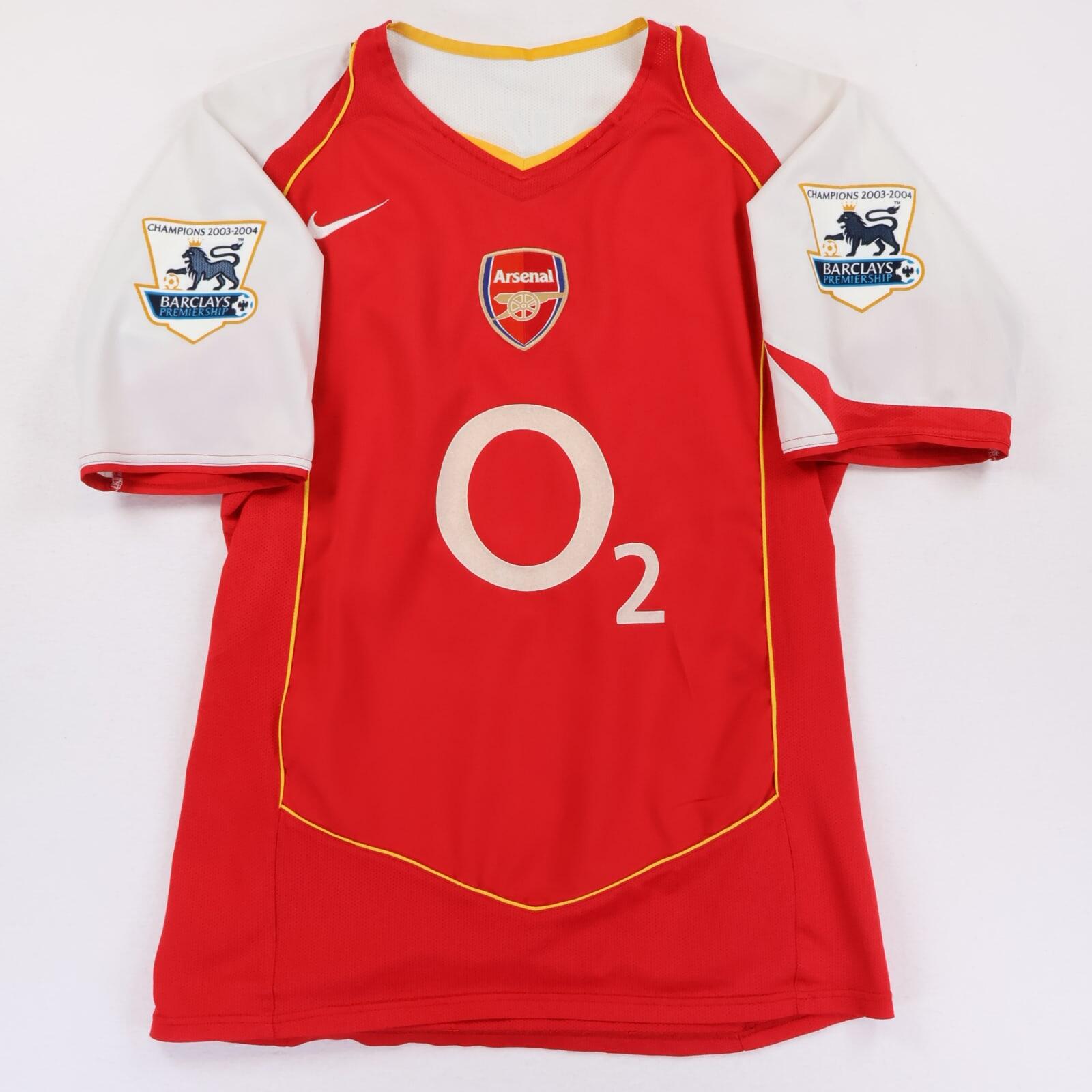 Arsenal Bergkamp #10 2004/05 Home Shirt - M