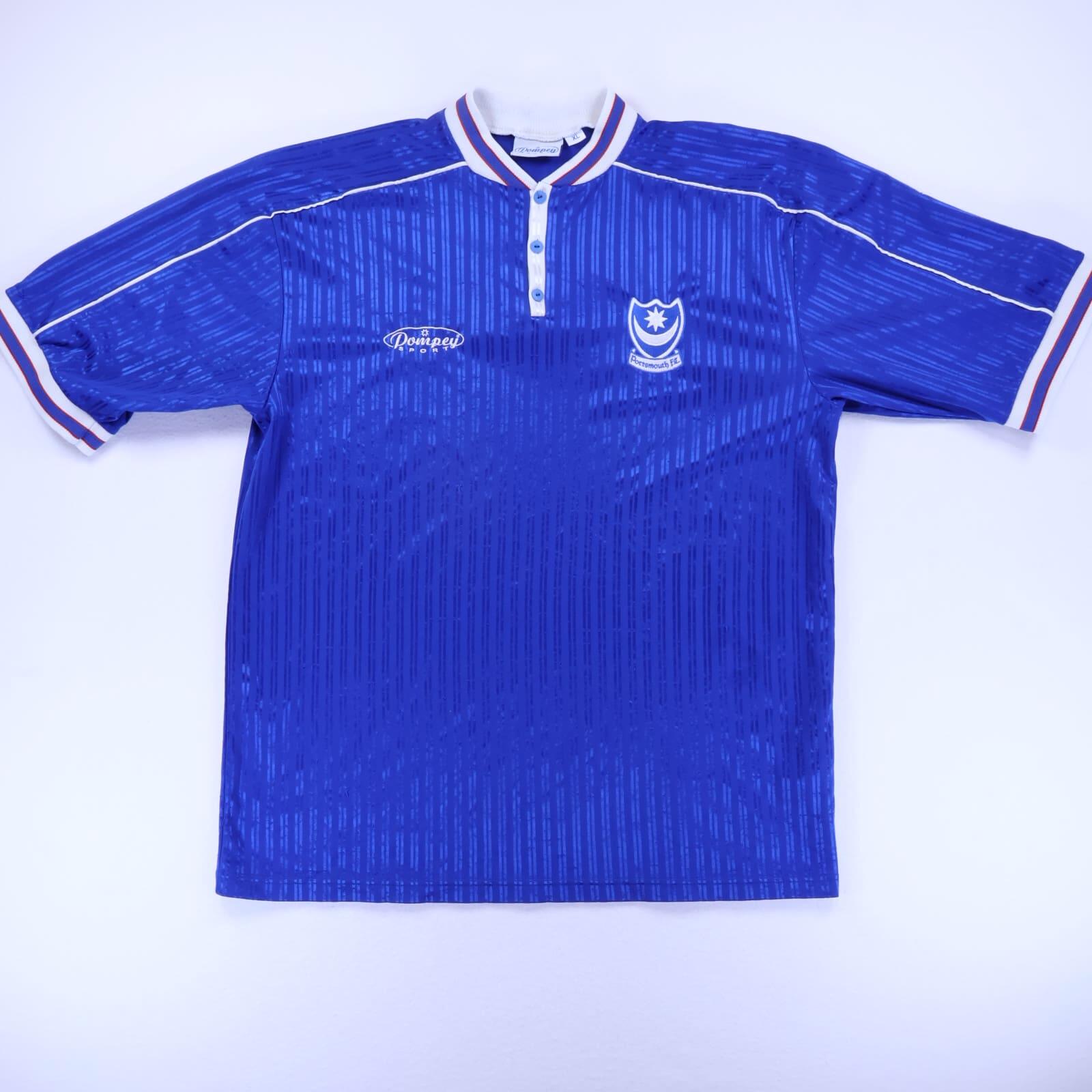 Portsmouth F.C 1999/00 Home Shirt - XL- FRONT