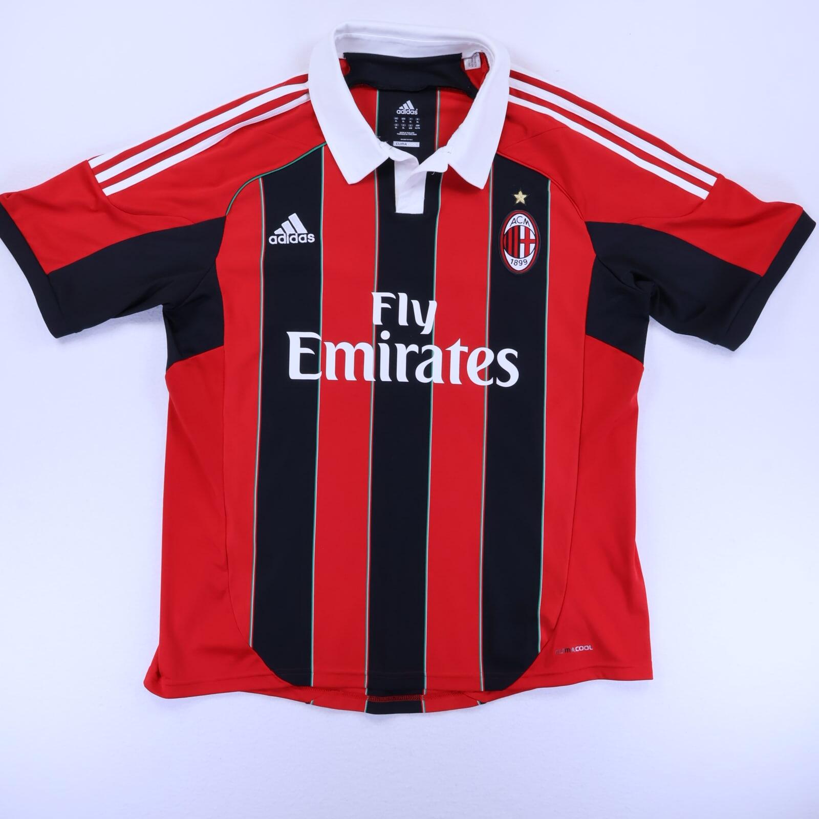 Ac Milan Balotelli #45 2012/13 Home Shirt - XL