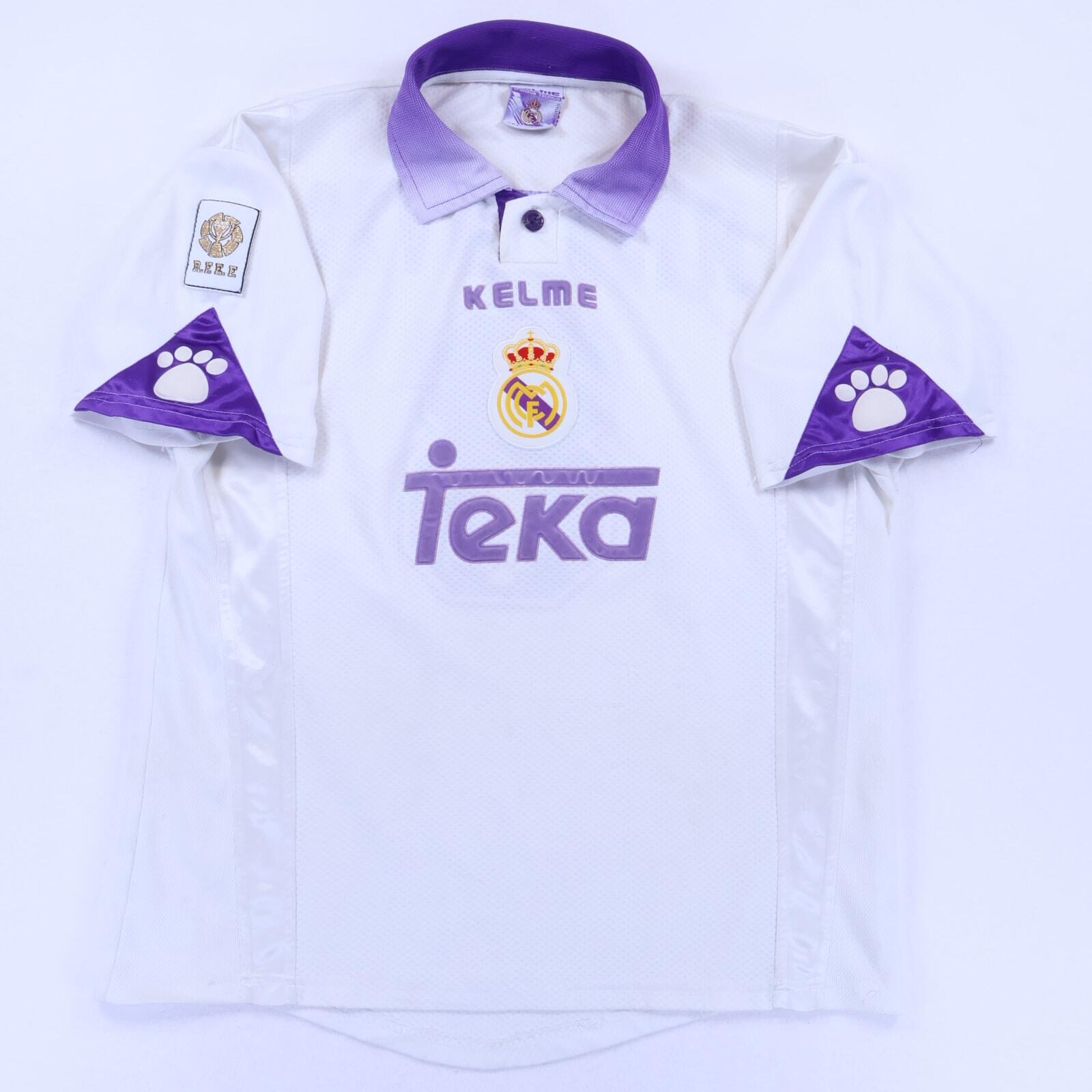 Real Madrid Mijatovic #8 1997/98 Home Shirt - L