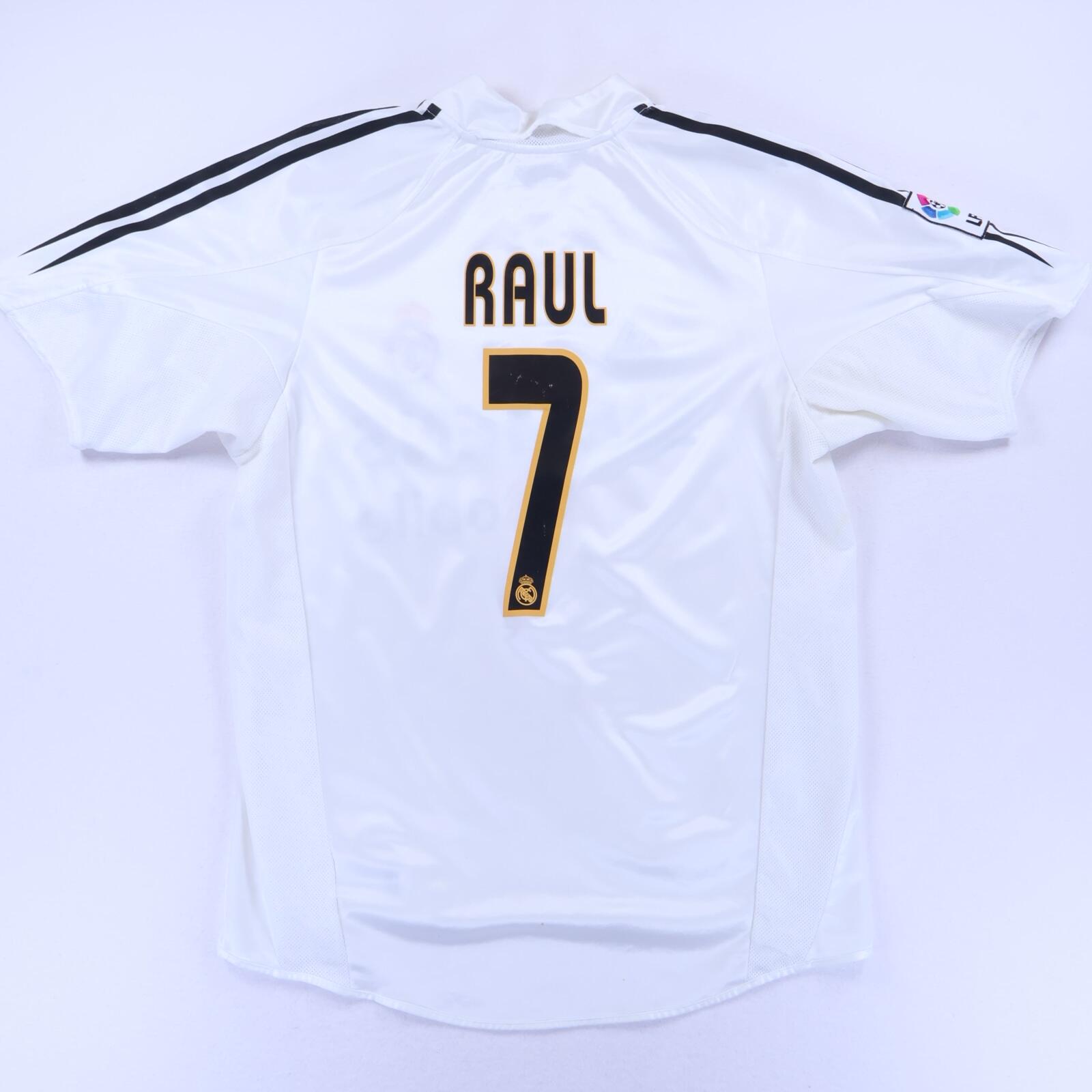 Real Madrid Raul #7 2004/05 Home Shirt - M