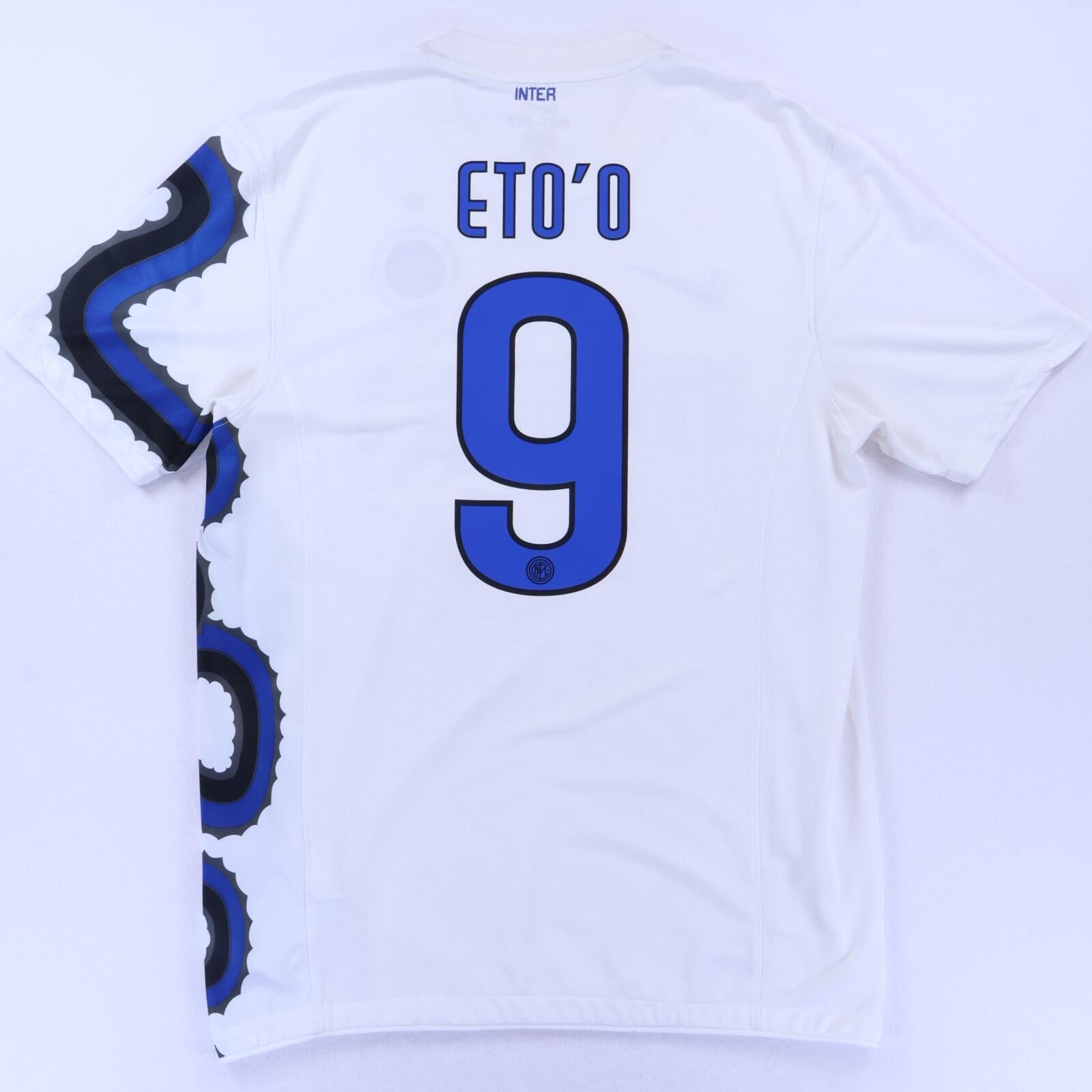 Inter Milan Eto'O #9 2010/11 Away Shirt - M