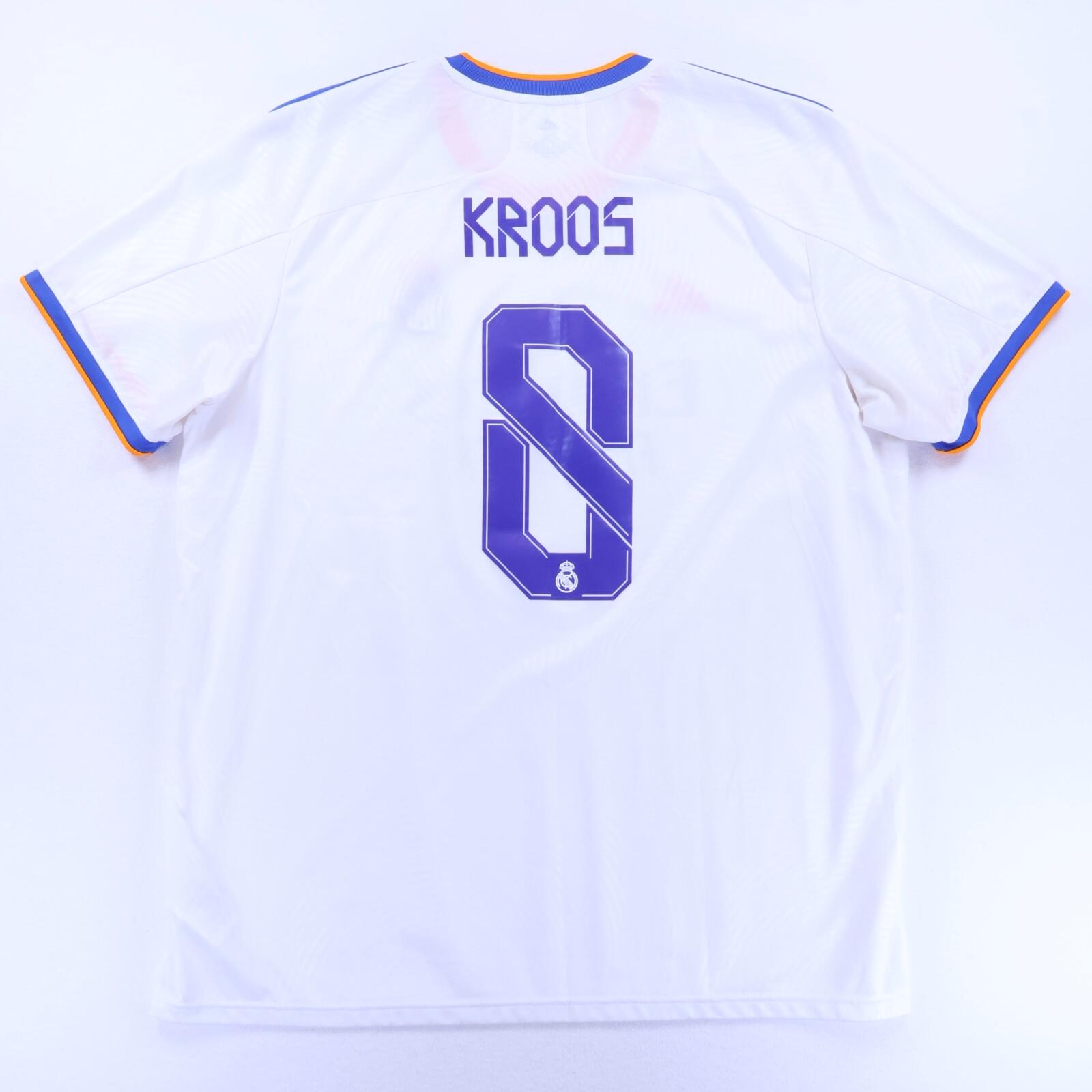 Real Madrid Kroos #8 2021/22 Home Shirt - 2XL