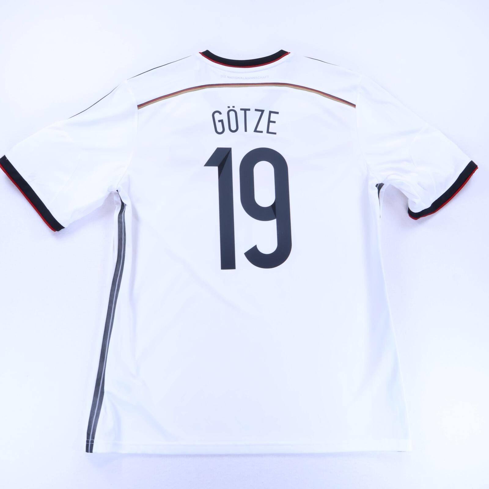 Germany 2014/15 Gotze #19 Home Shirt - XL