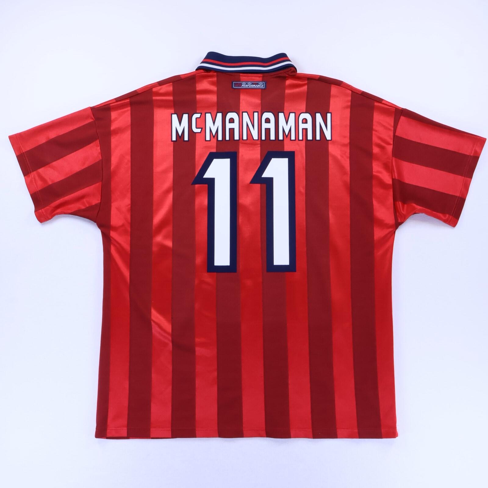 England Mcmanaman #11 1997/99 Away Shirt - XL