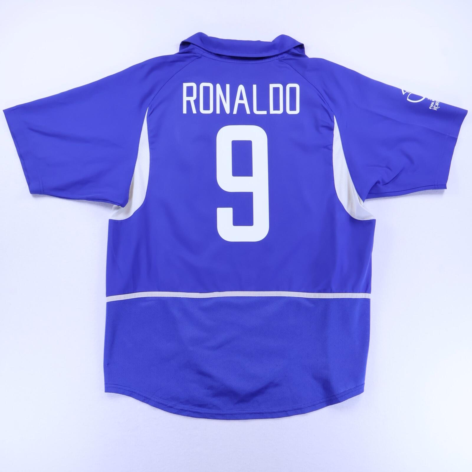 2002ブラジル #9 ロナウド L Brazil Ronaldo #9 2002/ Away Shirt - L