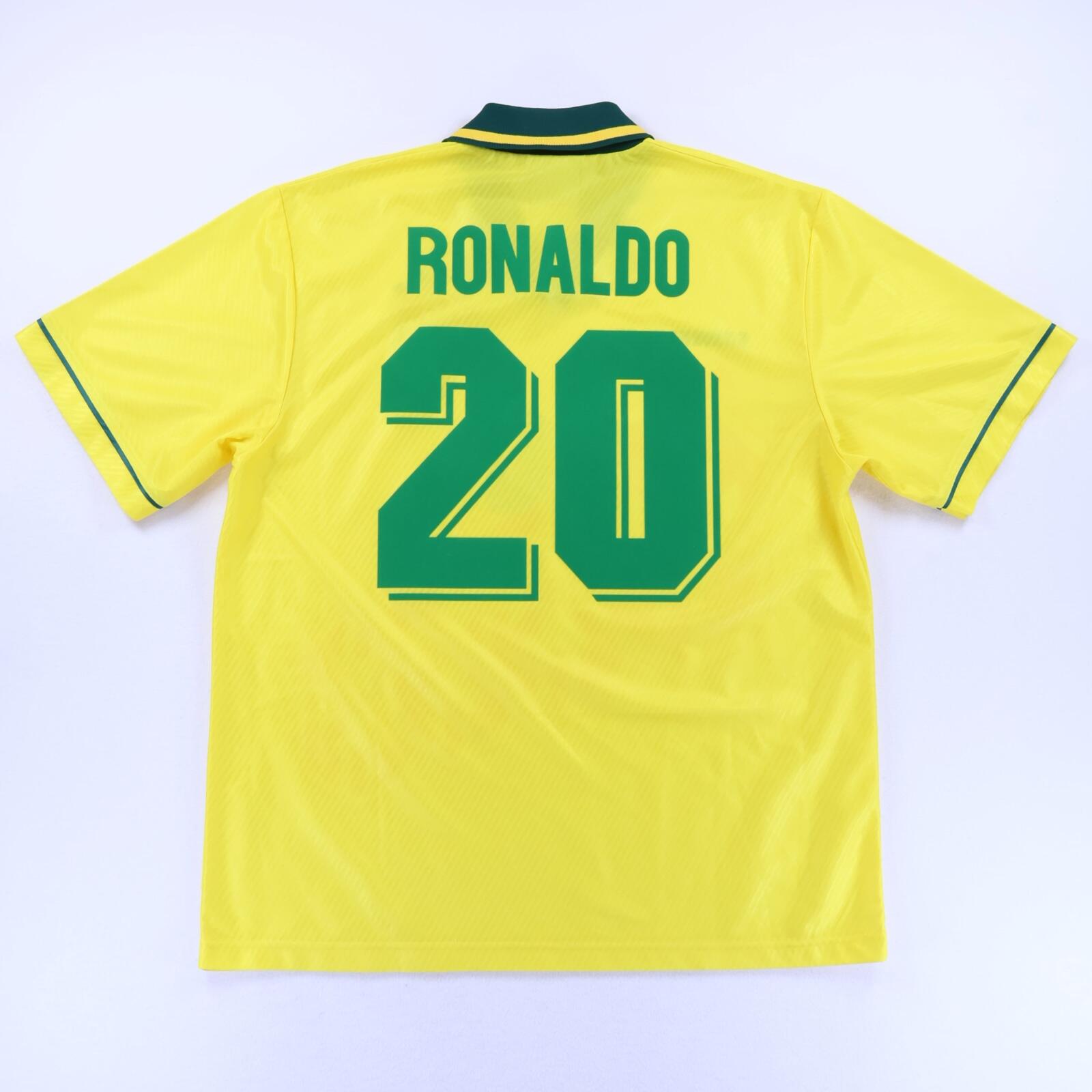 Brazil Ronaldo #20 1994/96 Home Shirt - L