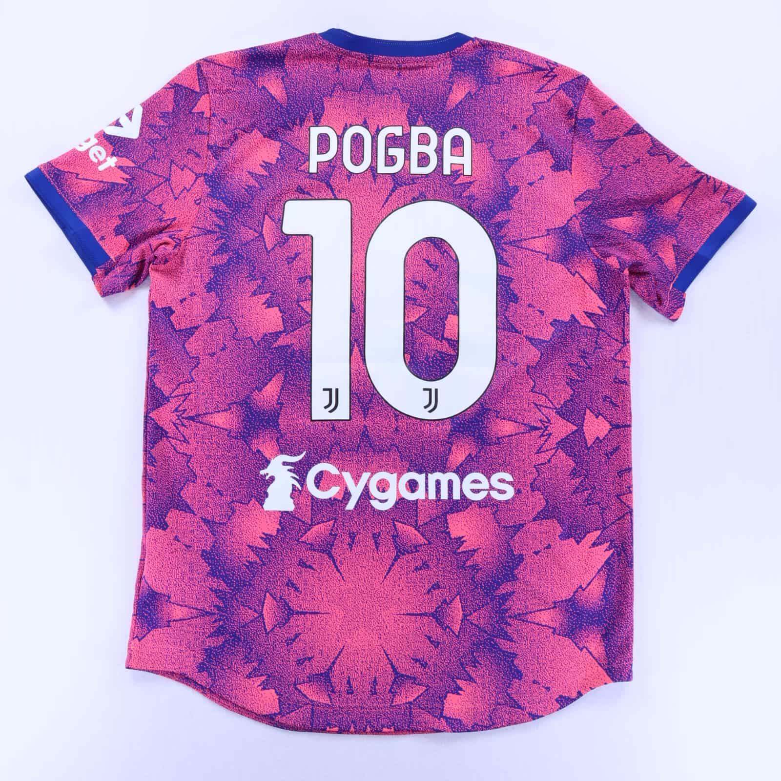 ユベントス POGBA #10 Juventus Pogba #10 2022/23 Third Shirt - Player Issued - L