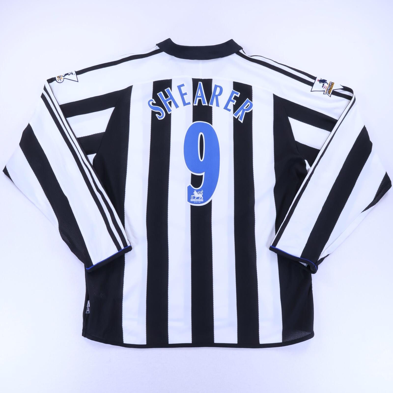【新品タグ付】Newcastle United SHEARER 9 シャツ Newcastle United Shearer #9 2003/05 Home Shirt - XL