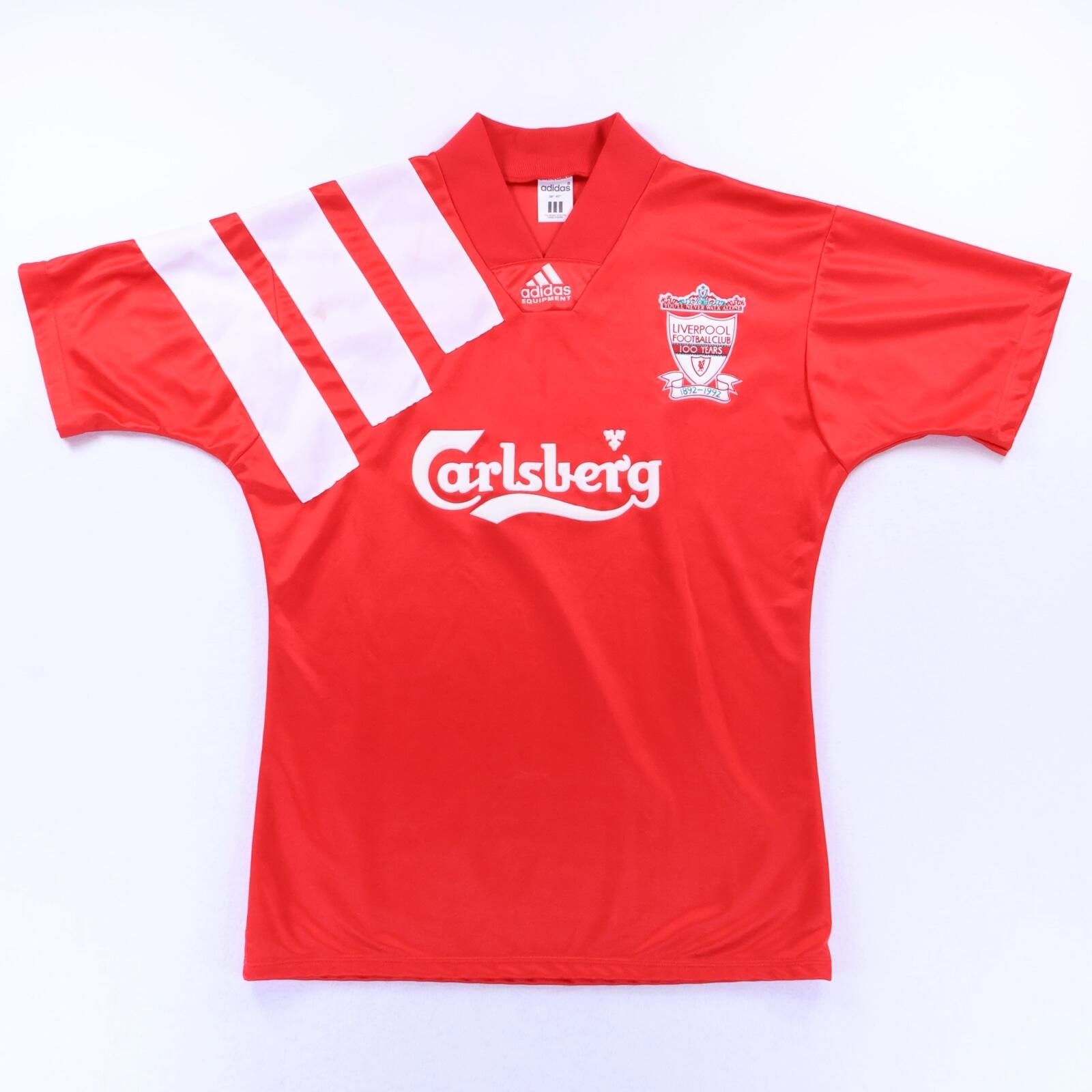 Liverpool F.C 1992/93 Home Shirt - Centenary - L