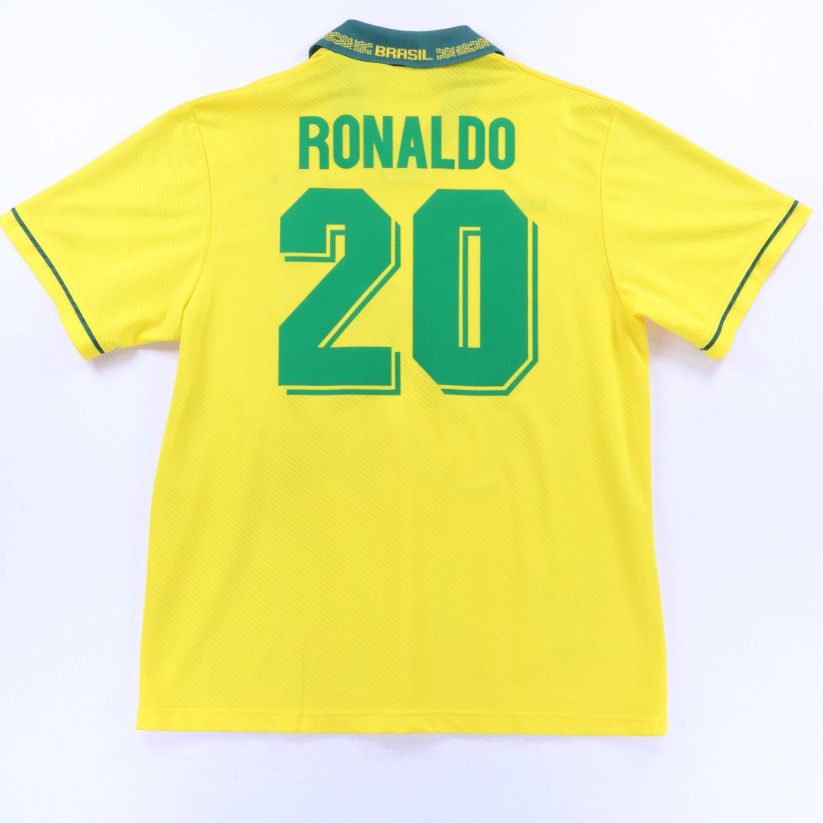 Brazil Ronaldo #20 1994/ World Cup Home Shirt - XL