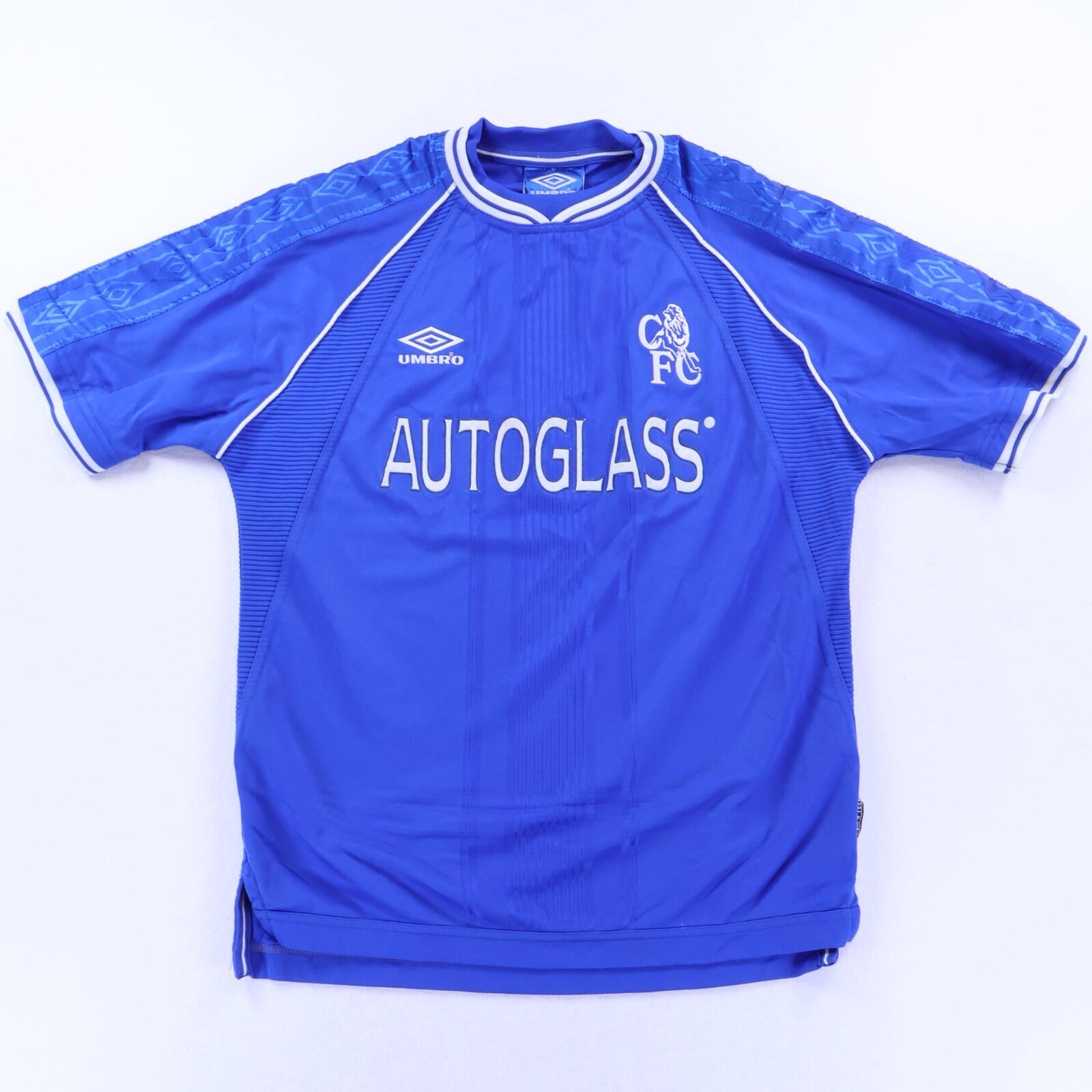 Chelsea Hasselbaink #9 1999/01 Home Shirt - M