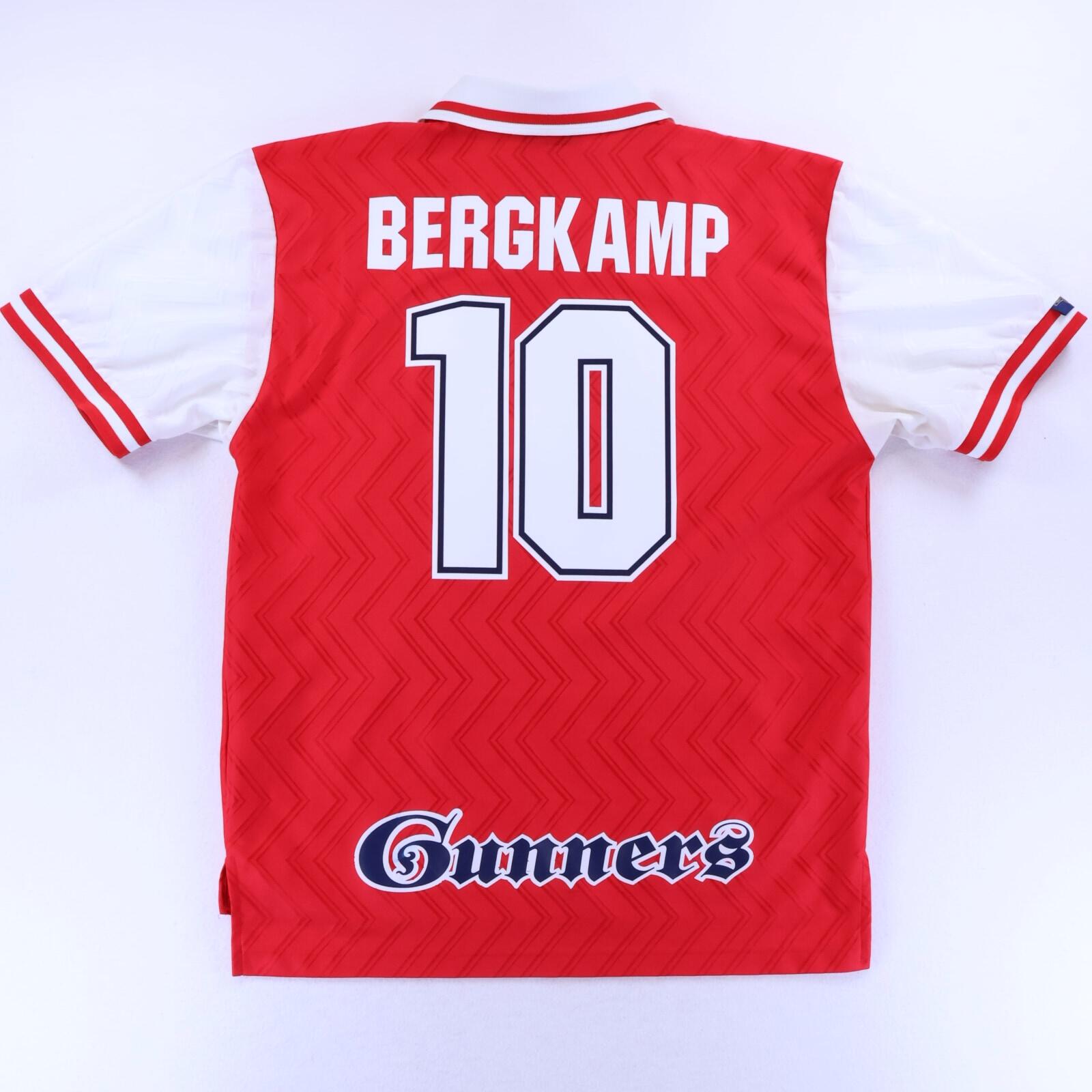 Arsenal Bergkamp #10 1996/98 Home Shirt - L