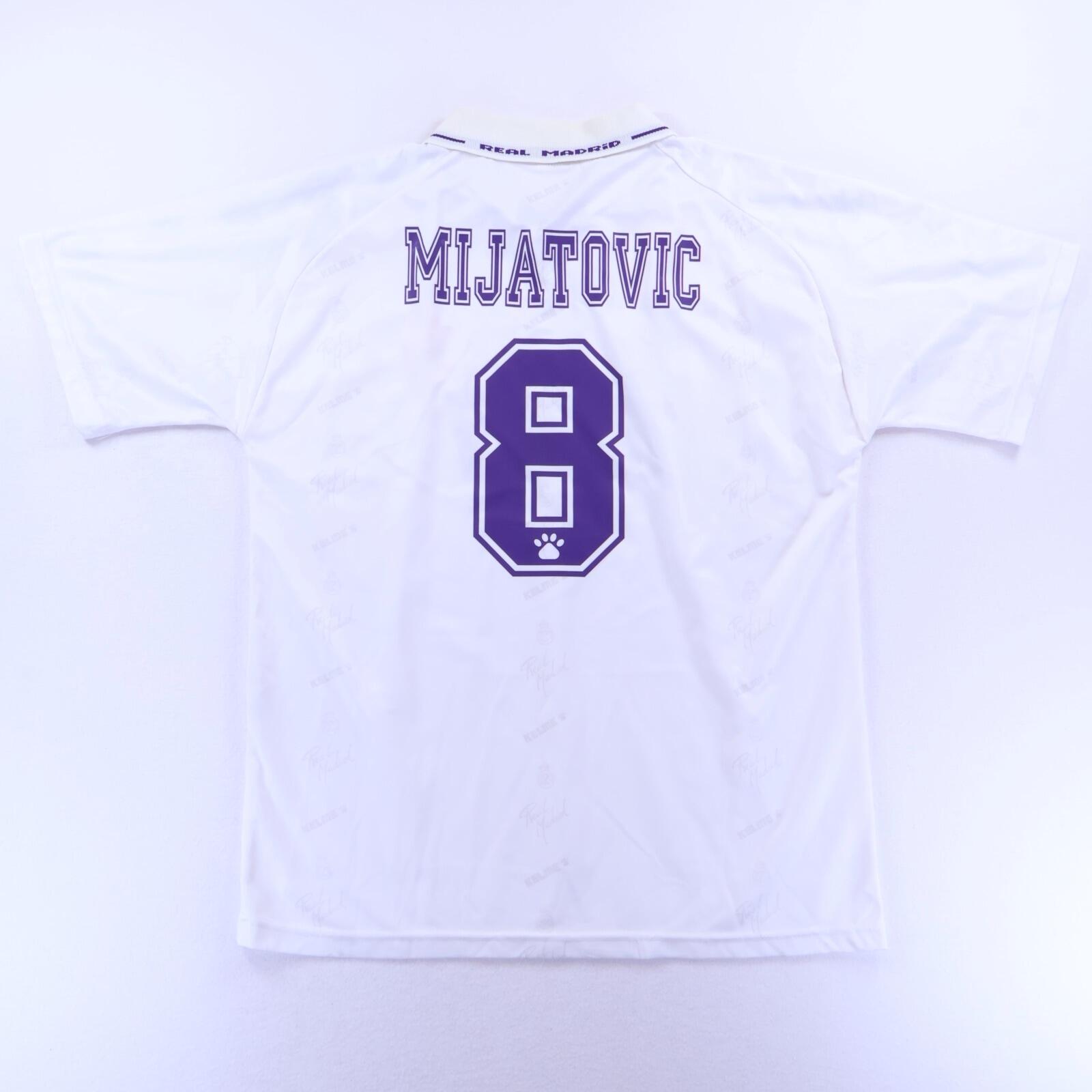 Real Madrid Mijatovic #8 1994/96 Home Shirt - XL