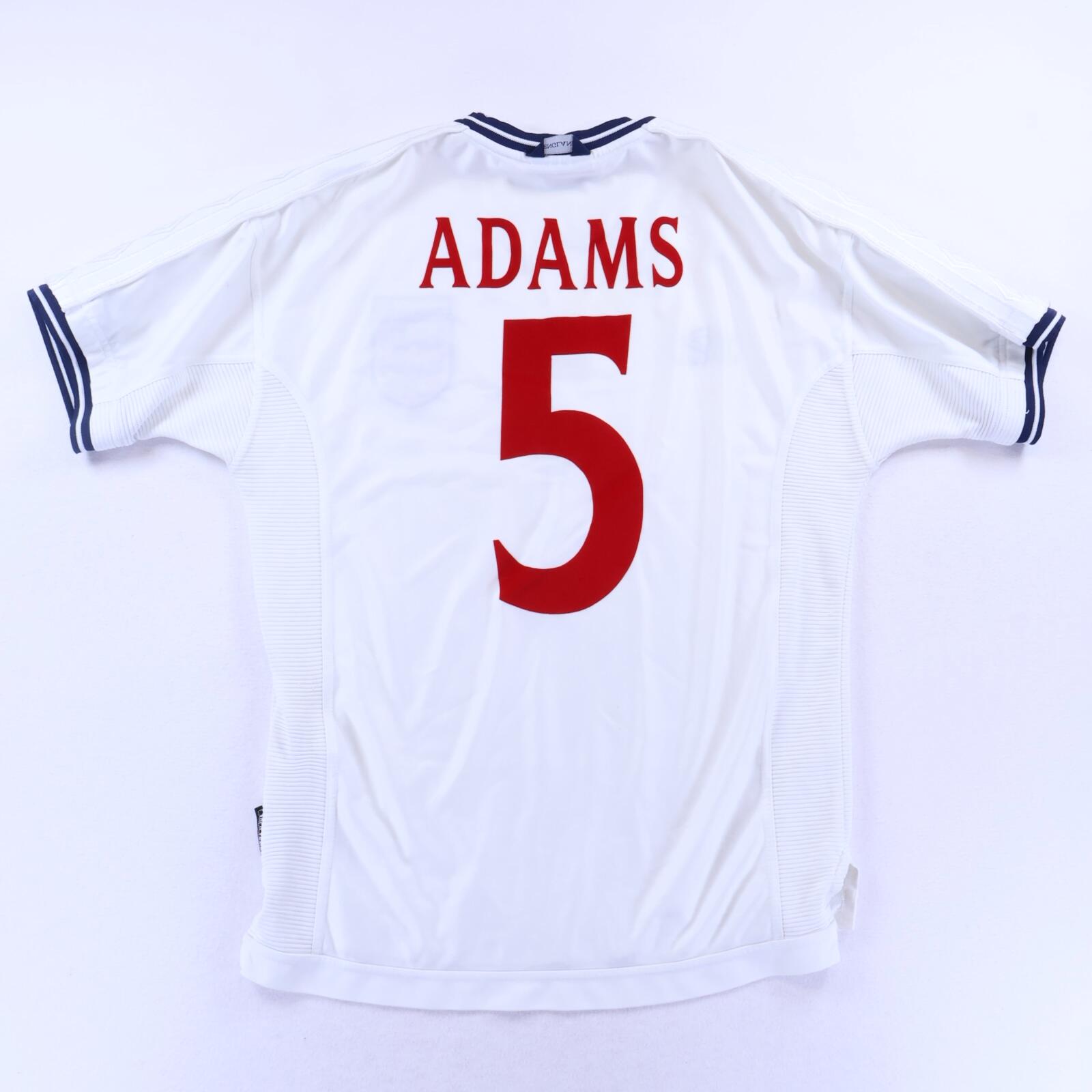 England Adams #5 1999/01 Home Shirt - M- FRONT