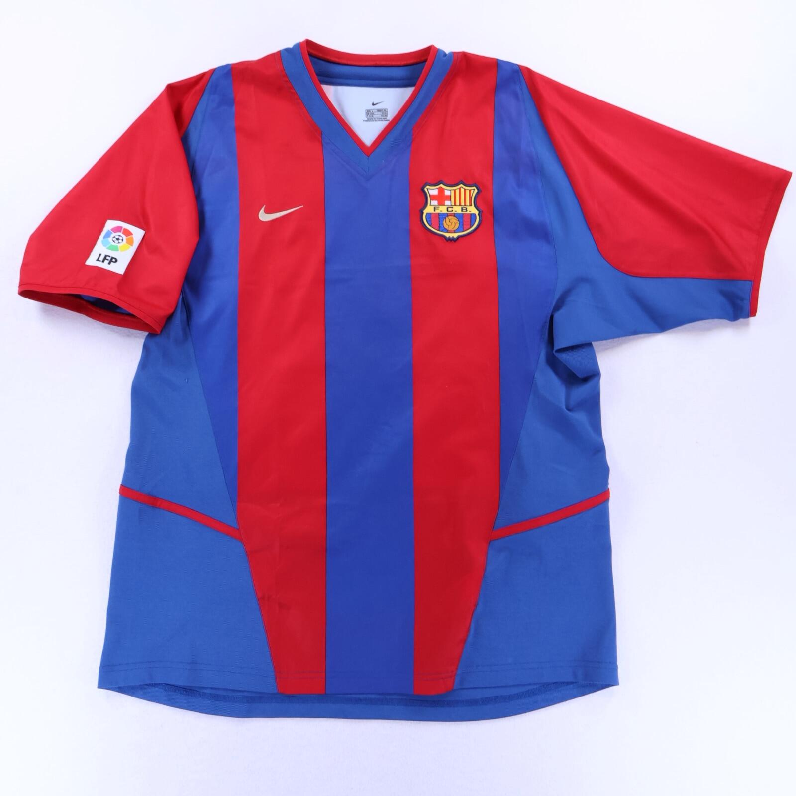 Barcelona Kluivert #9 2002/03 Home Shirt - L