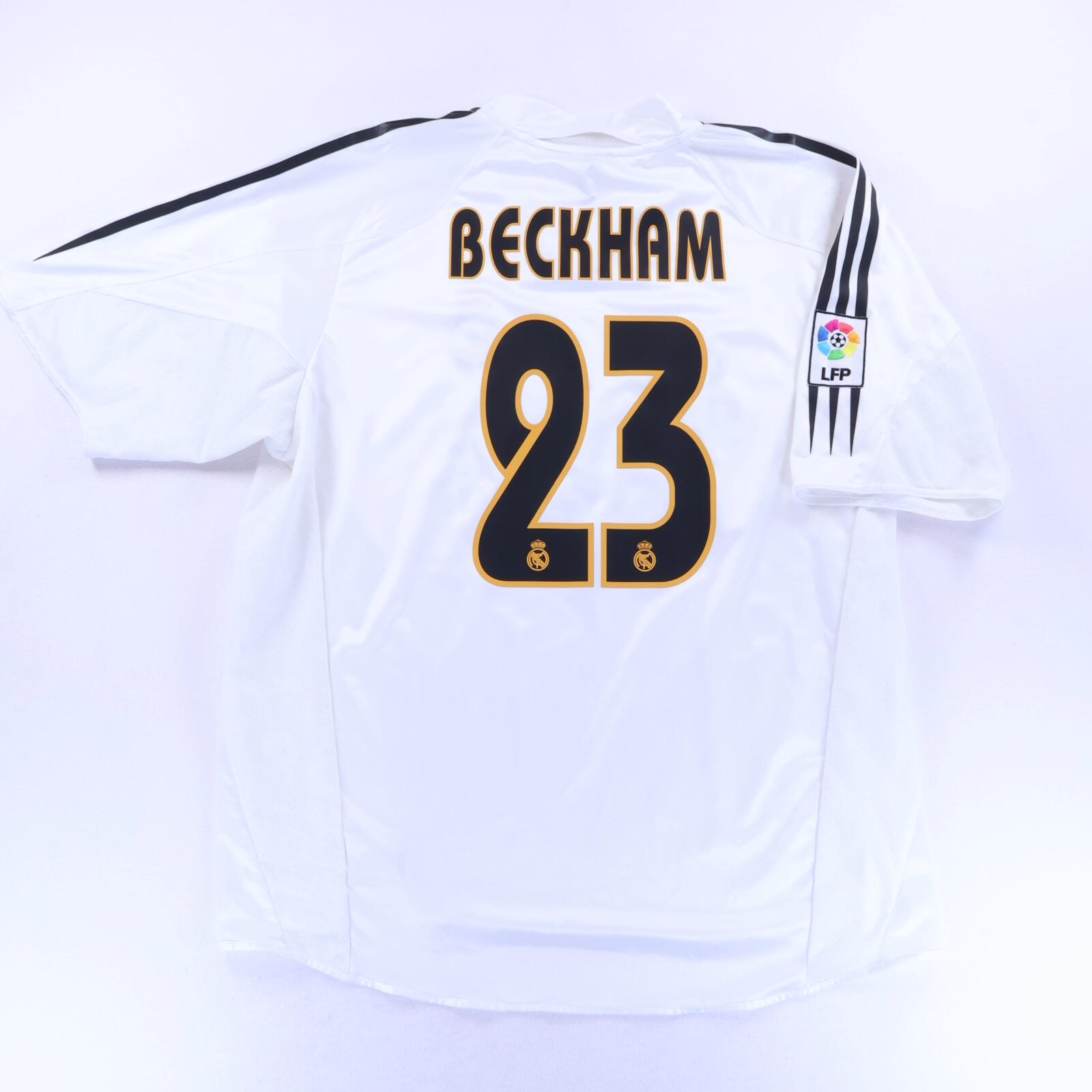 Real Madrid Beckham #23 2004/05 Home Shirt - 2XL