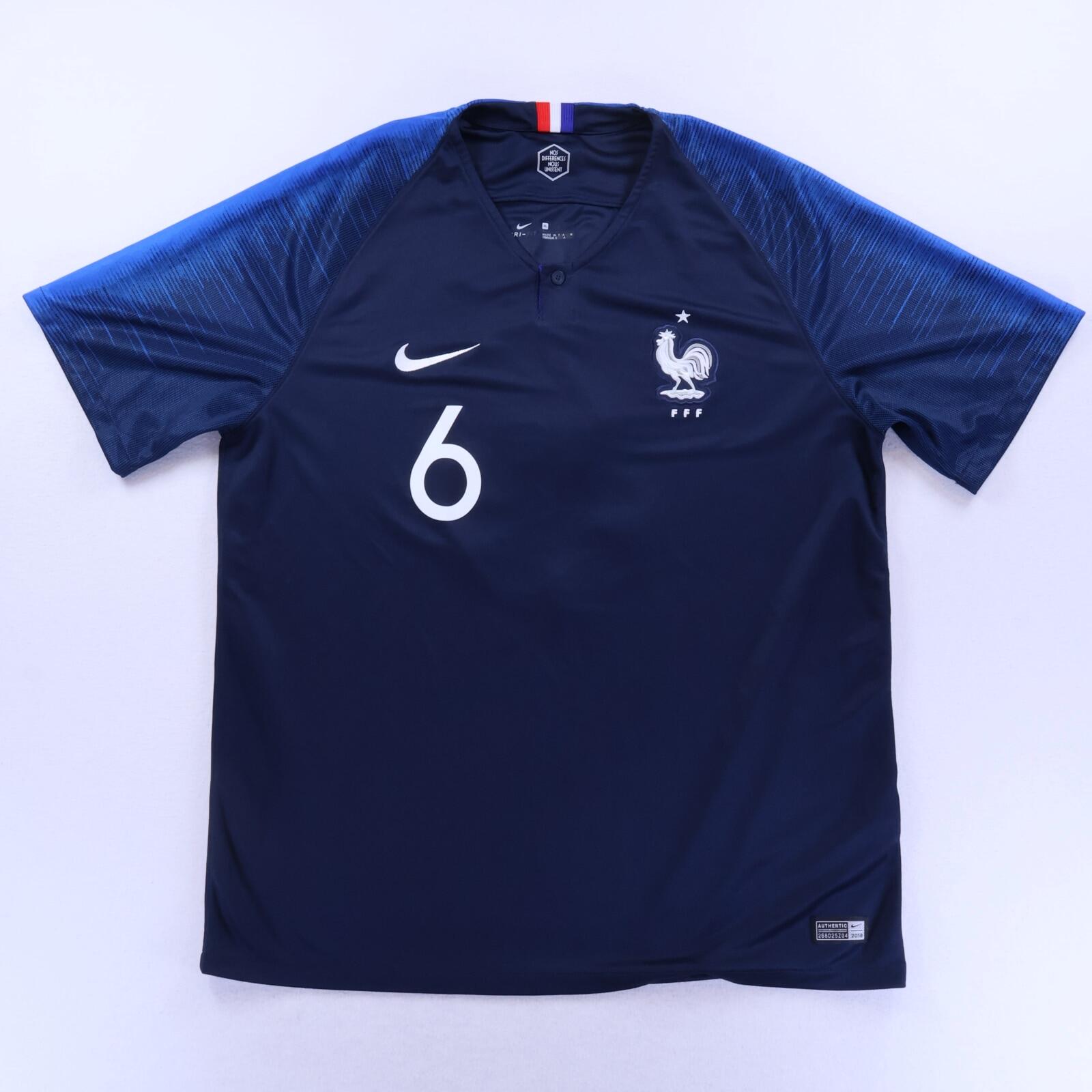 France Pogba #6 2018/ Home Shirt - XL