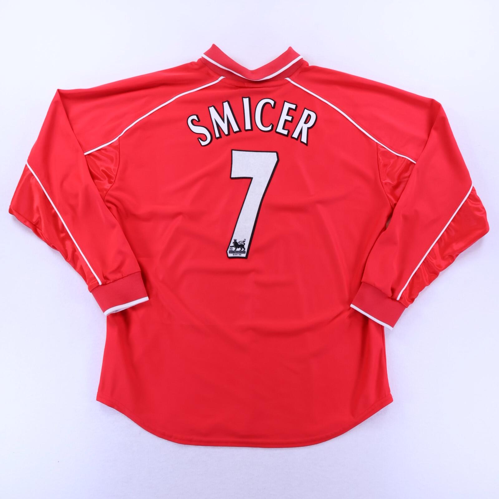 Liverpool F.C Smicer #7 2000/02 Home Shirt - Long Sleeve - XL
