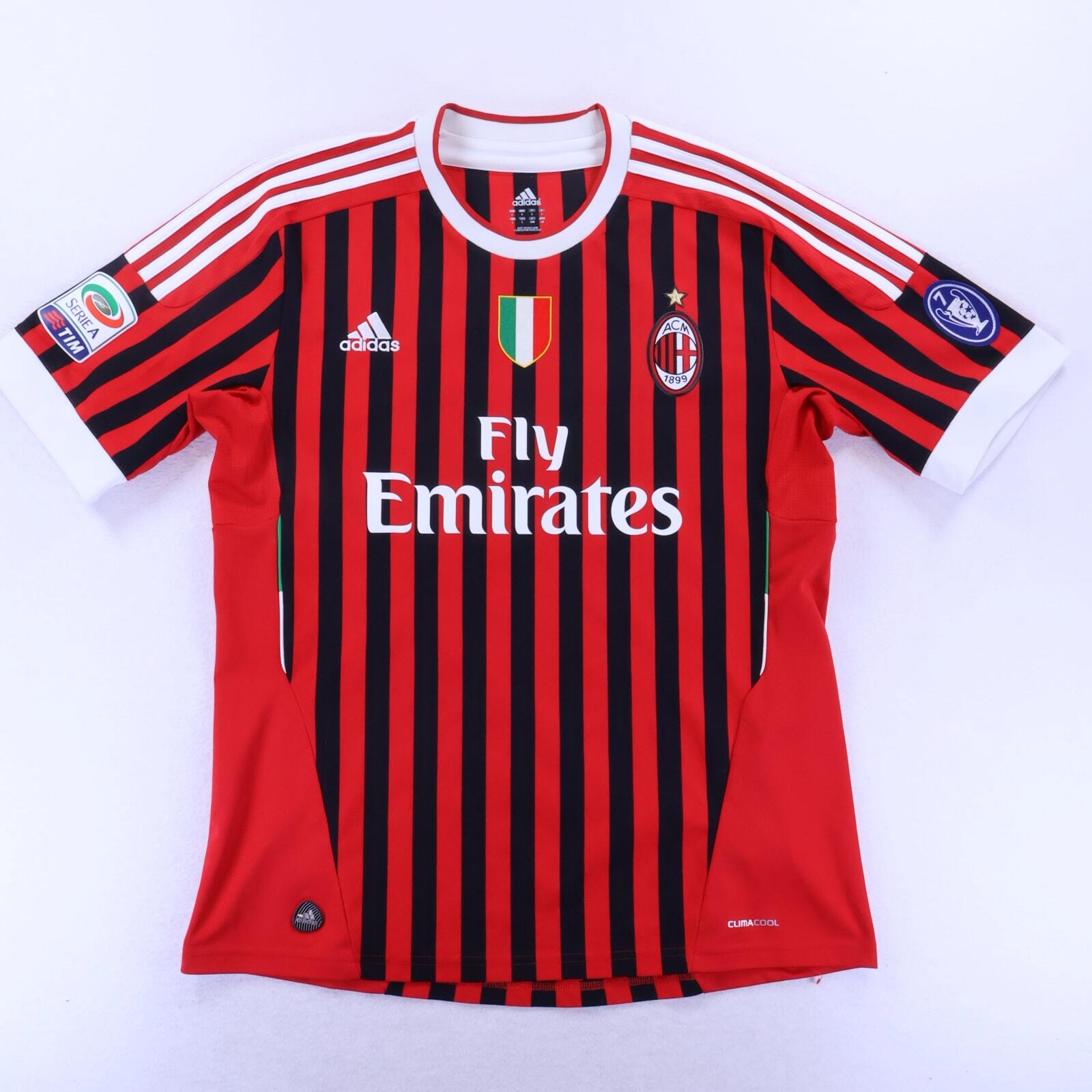 Ac Milan Ibrahimović #11 2011/12 Home Shirt - L