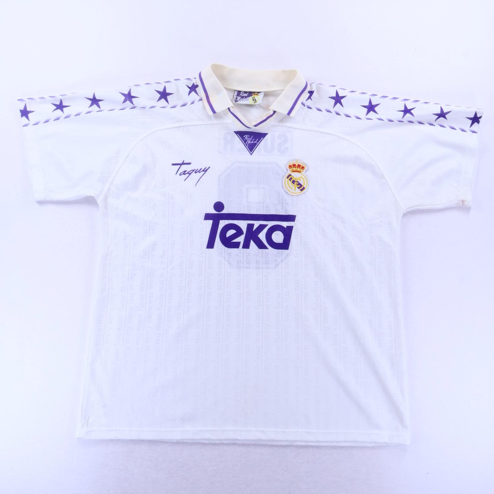 Real Madrid Ronaldo #9 2006/07 Home Shirt - Long Sleeve - M