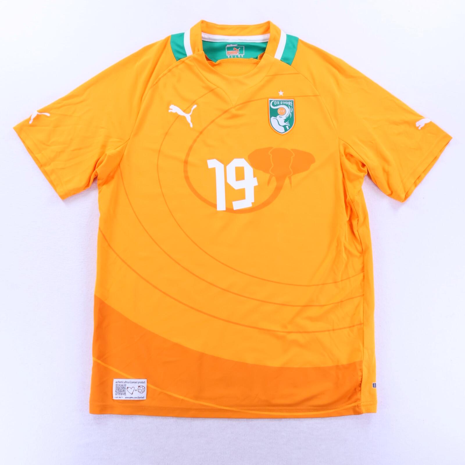 Ivory Coast Toure Yaya #19 2012/13 Home Shirt - L