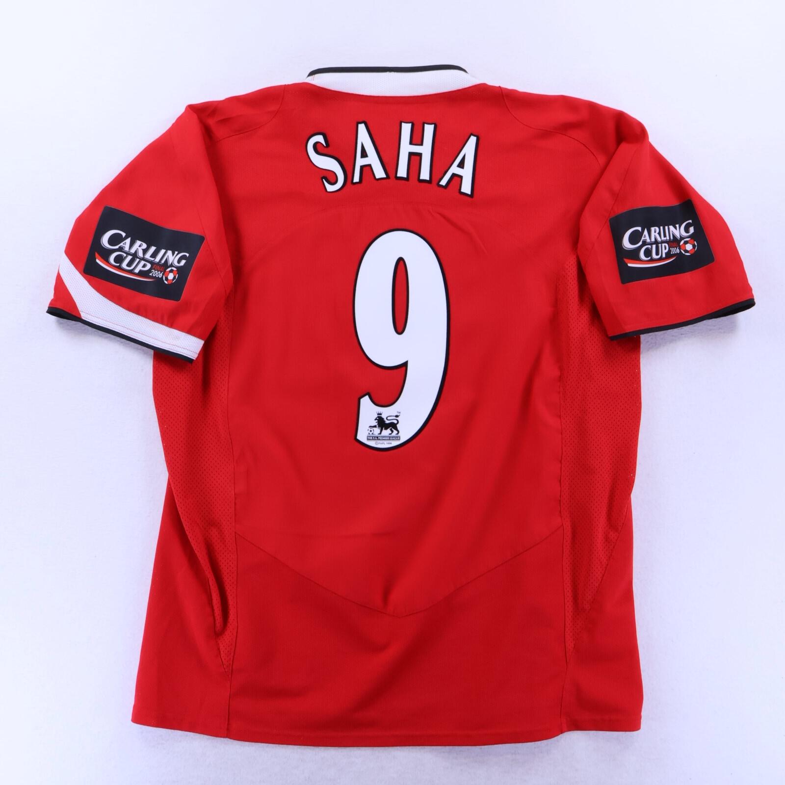 MINT* Manchester United Saha #9 2004/06 Home Shirt - XL